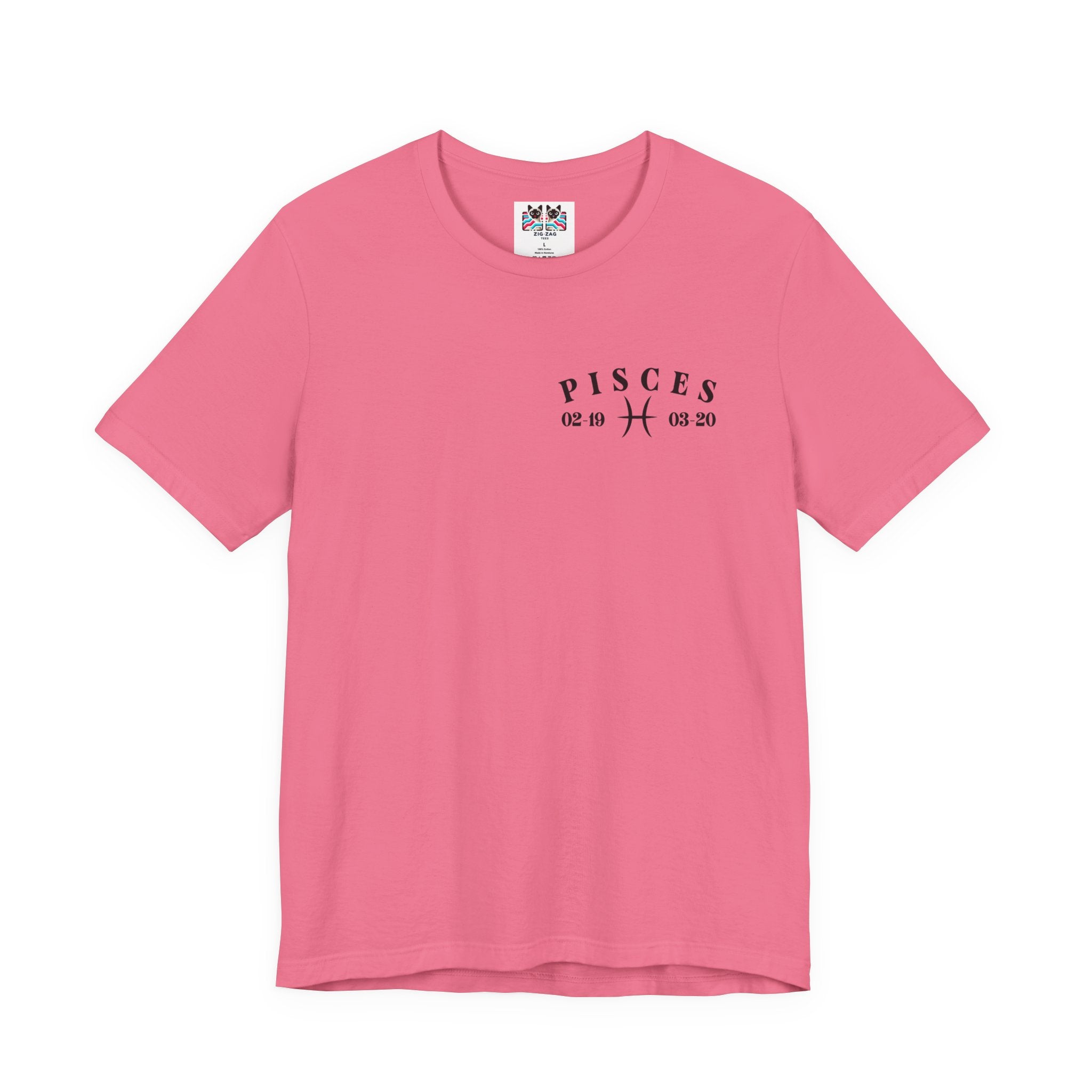 Pisces Constellation & Floral Zodiac T-Shirt – February 19 to March 20