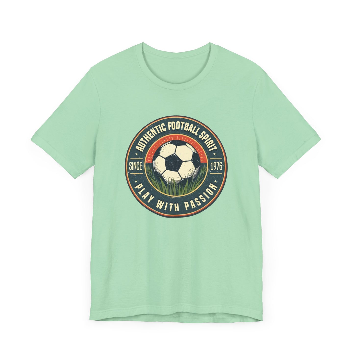 Retro Soccer Badge Tee, Vintage Football Graphic Shirt, Classic Sports Fan Top, Game Day Retro Look, Soccer History Gift Shirt