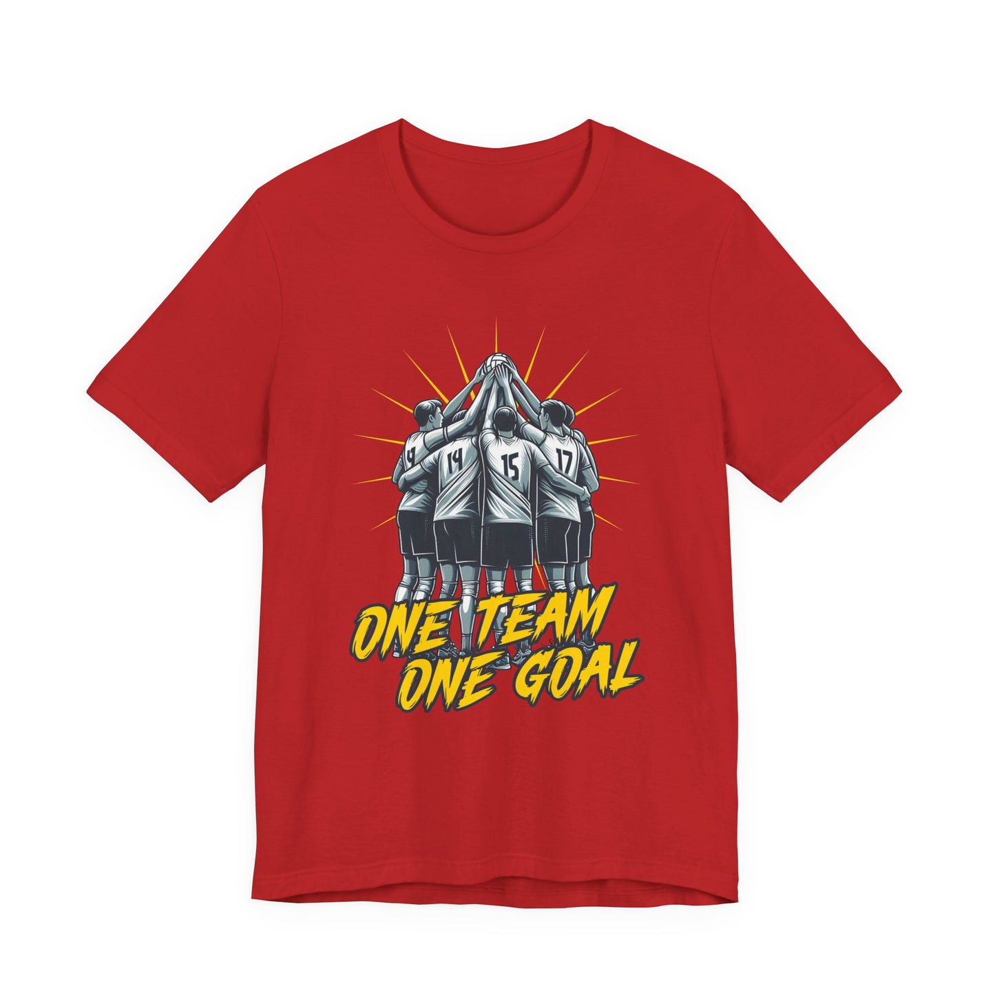 One Team One Goal – Team Huddle Unity Graphic T-Shirt