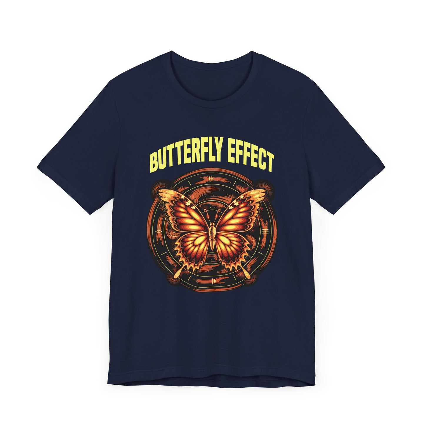 Warning Butterfly Effect Ahead Tee, Sci-Fi Chaos Shirt, Time Shift Graphic Tee, Multiverse Humor Top, Cause and Effect Gift