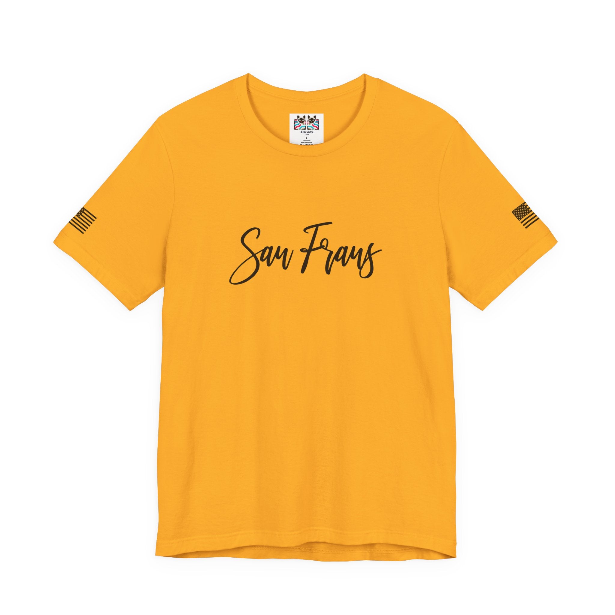 San Frans Script T-Shirt – Cursive Handwriting Style San Francisco Tee