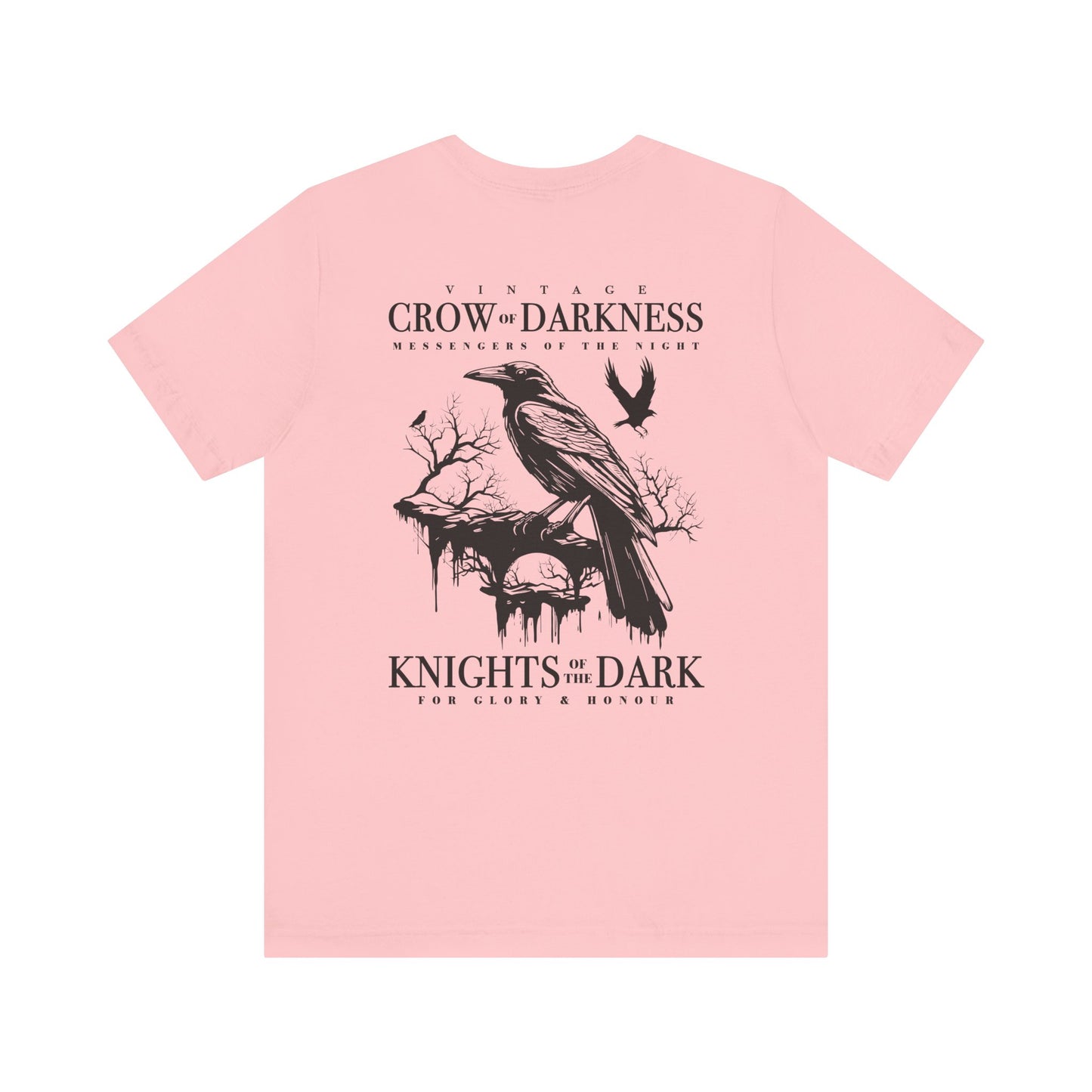 Vintage Crow of Darkness T-Shirt – Night Messenger Graphic