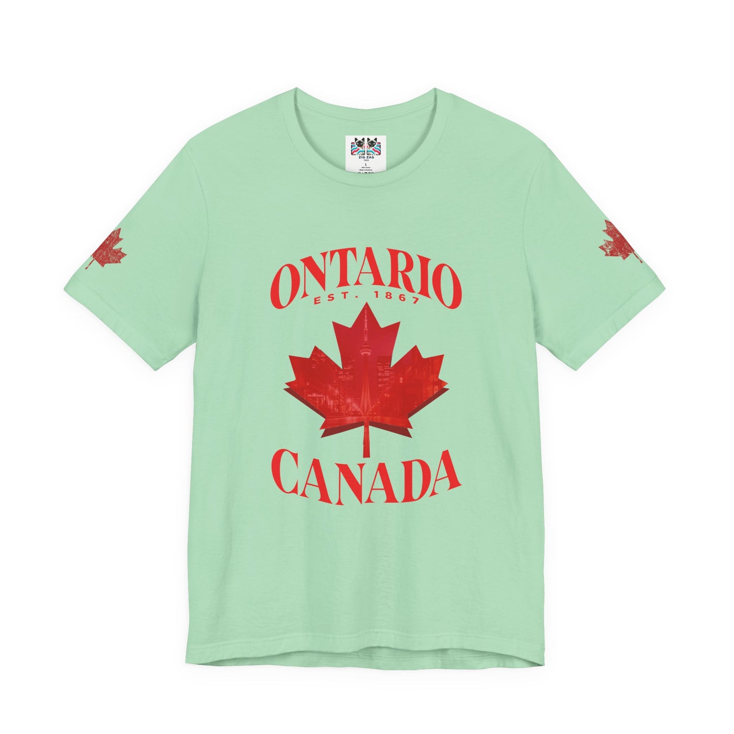 Ontario Skyline Maple Leaf T-Shirt