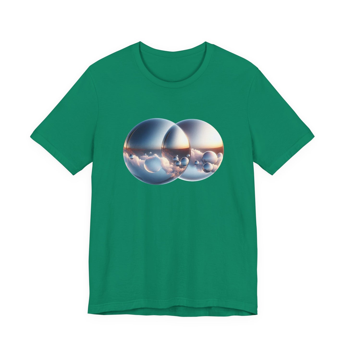 Parallel Universe Portal – Illusional Bubble Window Graphic T-Shirt