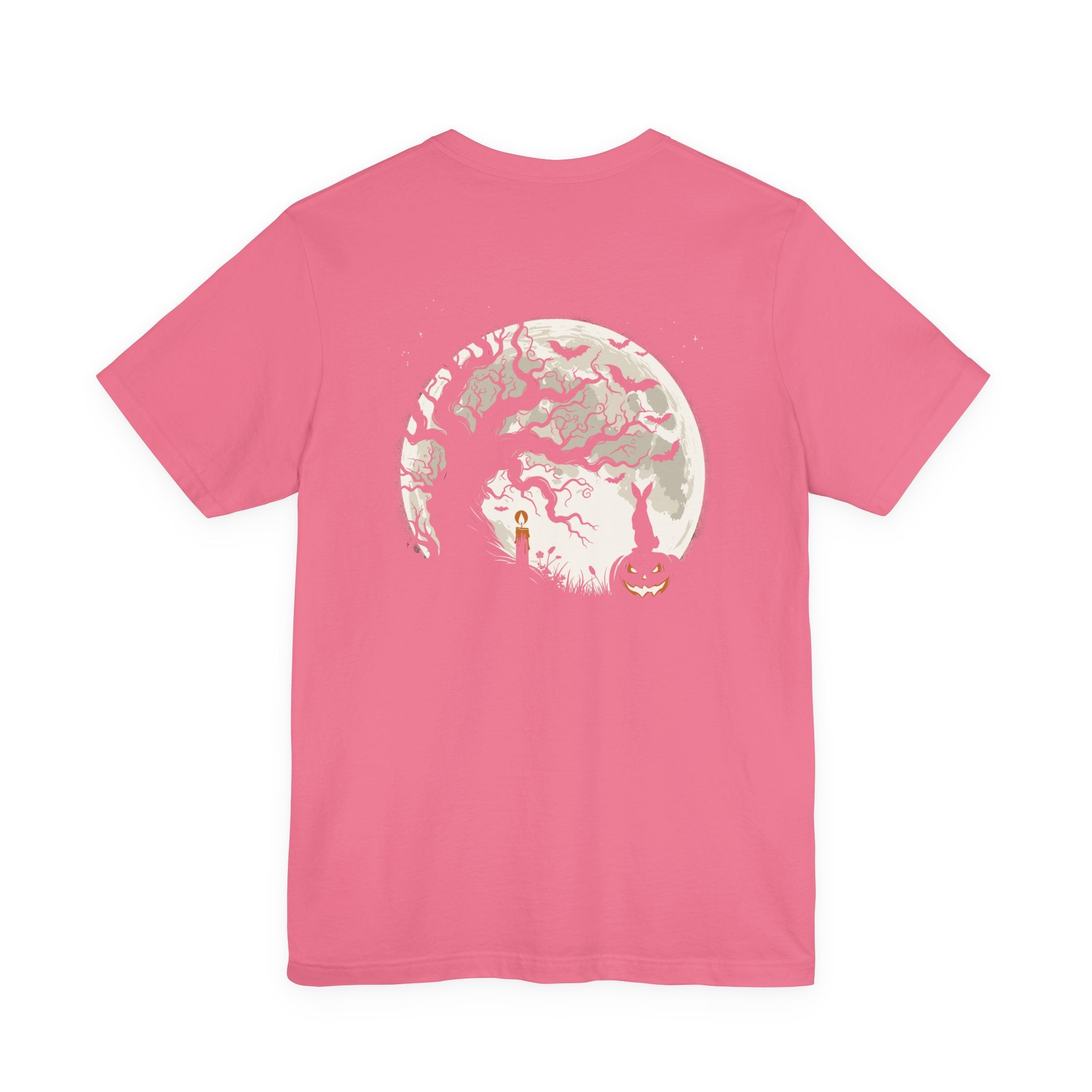 Evil Rabbit and Haunted Full Moon Halloween T-Shirt
