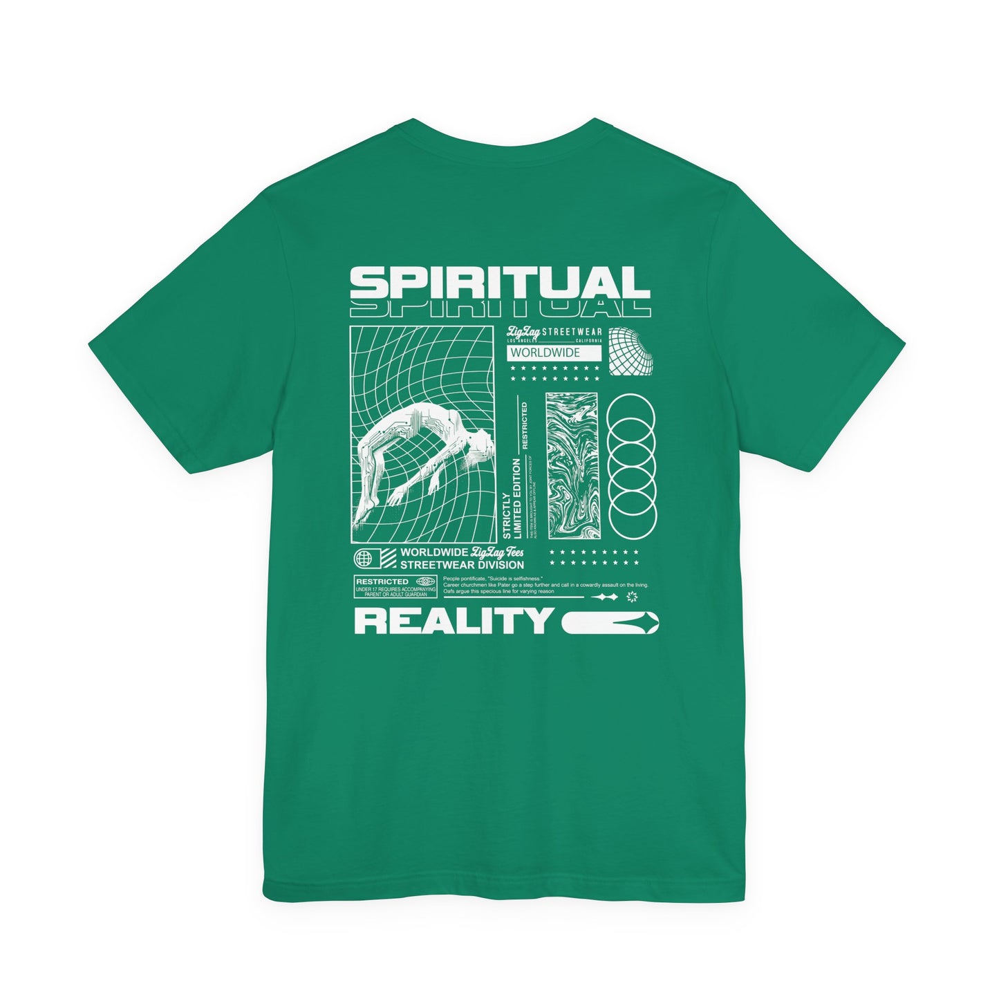 ZigZag Spiritual Reality Worldwide Streetwear T-Shirt