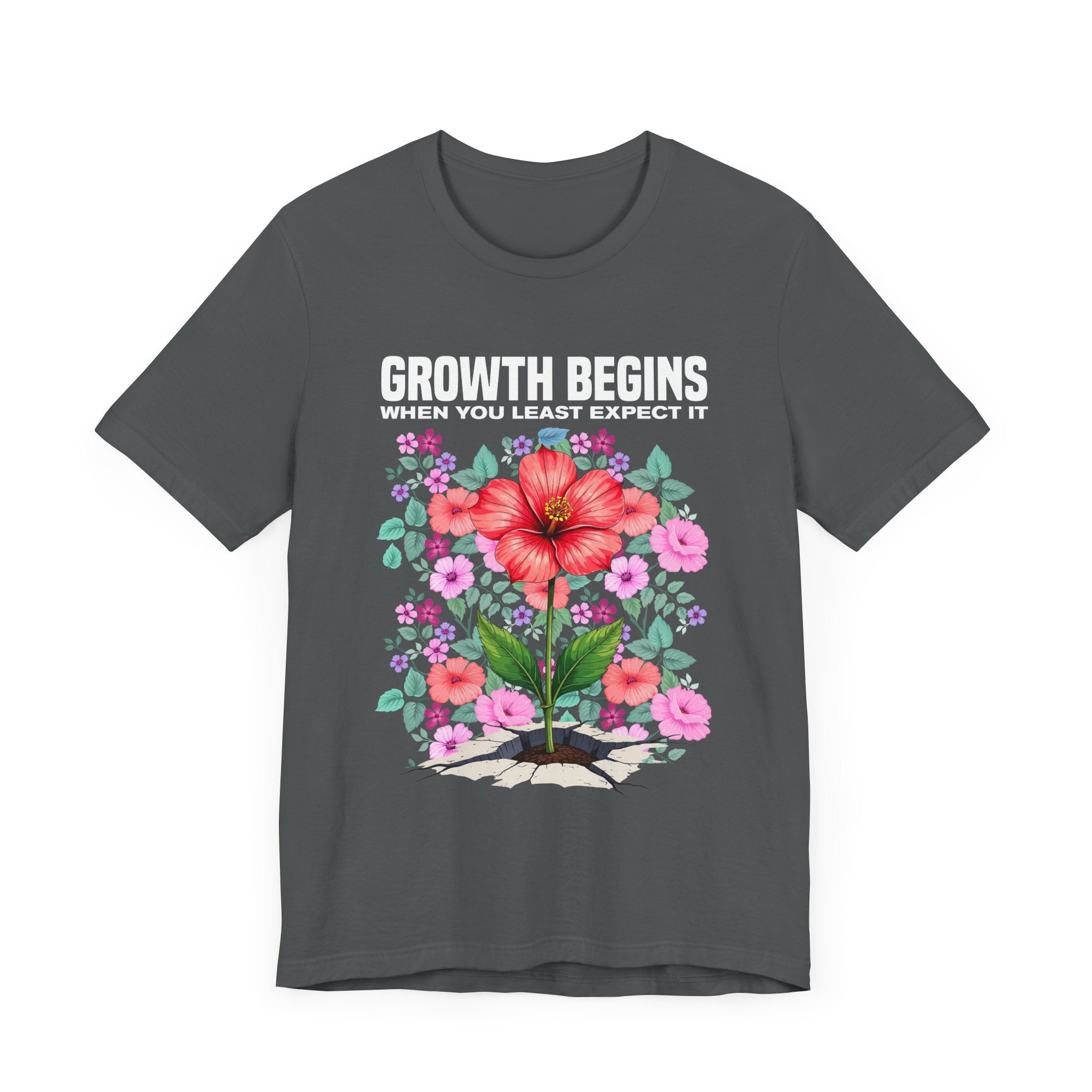 Bloom Where You Are Planted Tee, Inspirational Quote Shirt, Personal Growth Top, Garden Life Tee, Flourish Message Gift