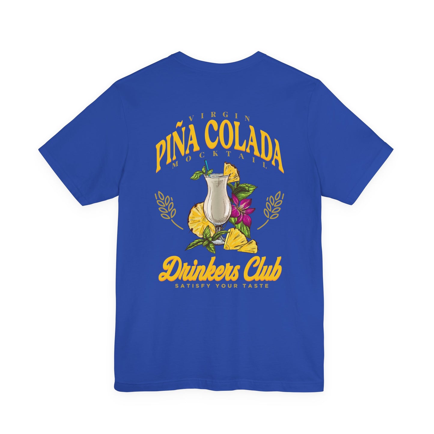 Virgin Pina Colada Mocktail Drinkers Club Tshirt – Satisfy Your Taste