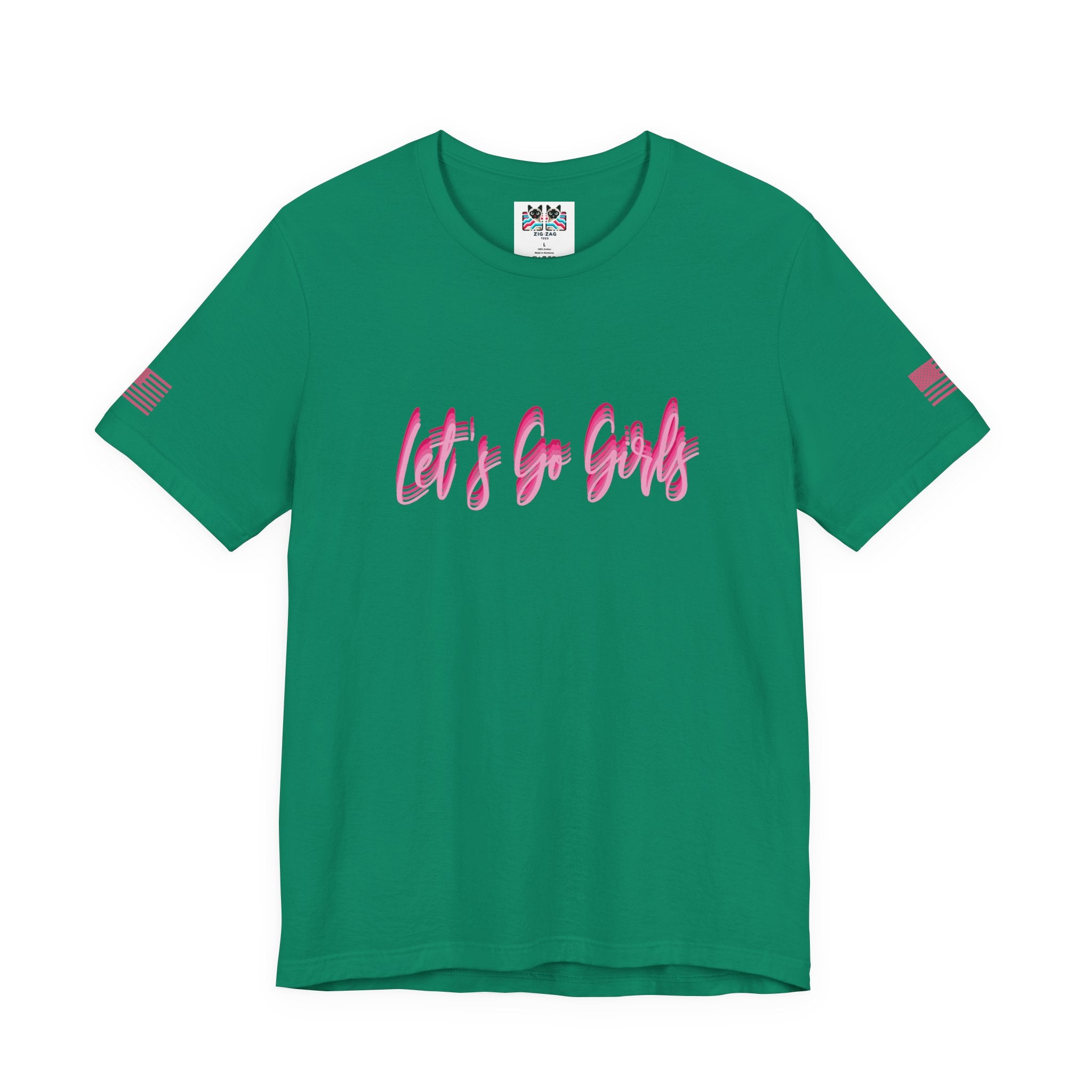 Let's Go Girls T-Shirt – Neon Glow Script Graphic Tee