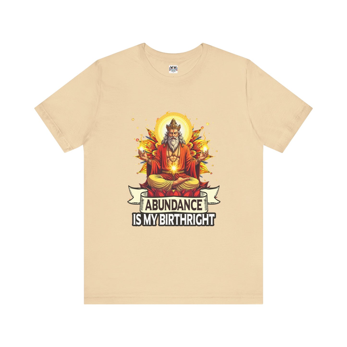 Abundance Is My Birthright Spiritual Manifestation Gold Energy T-Shirt