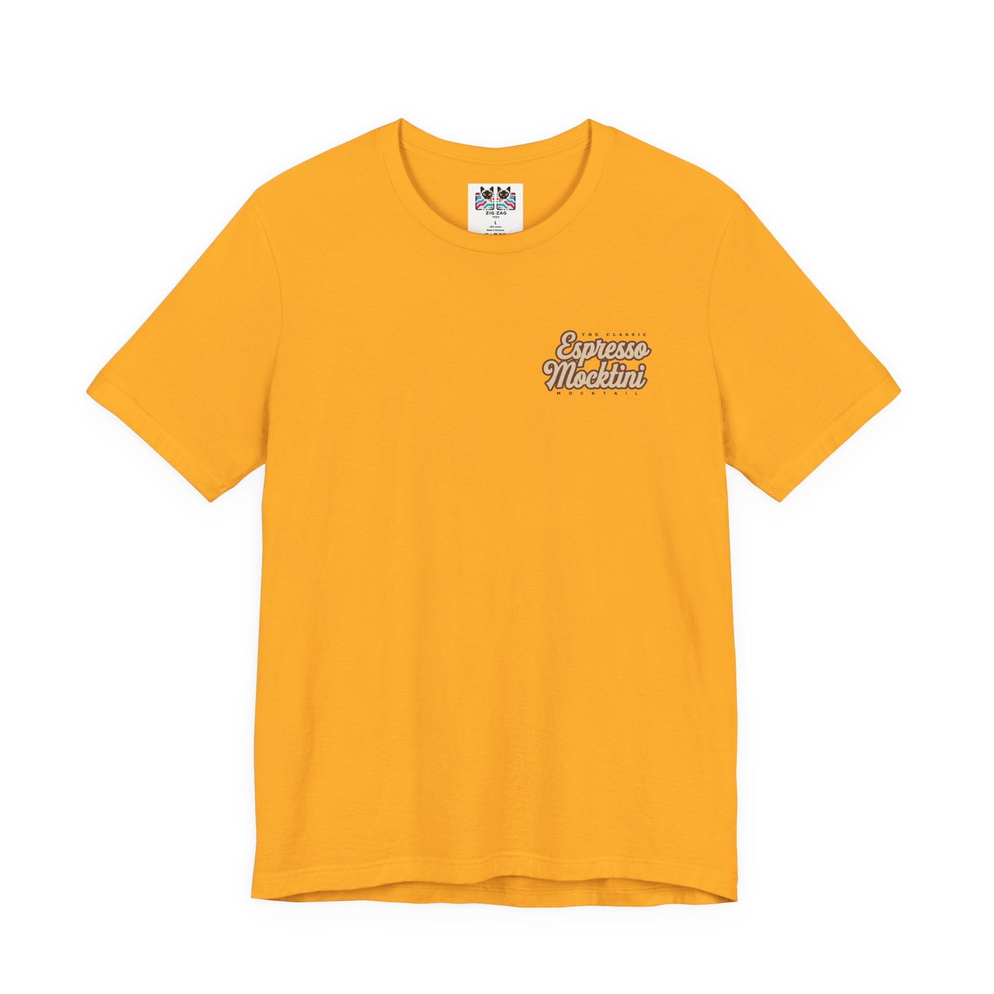 The Classic Espresso Mocktini Mocktail T-Shirt – Featuring Bold Coffee Drink Graphic