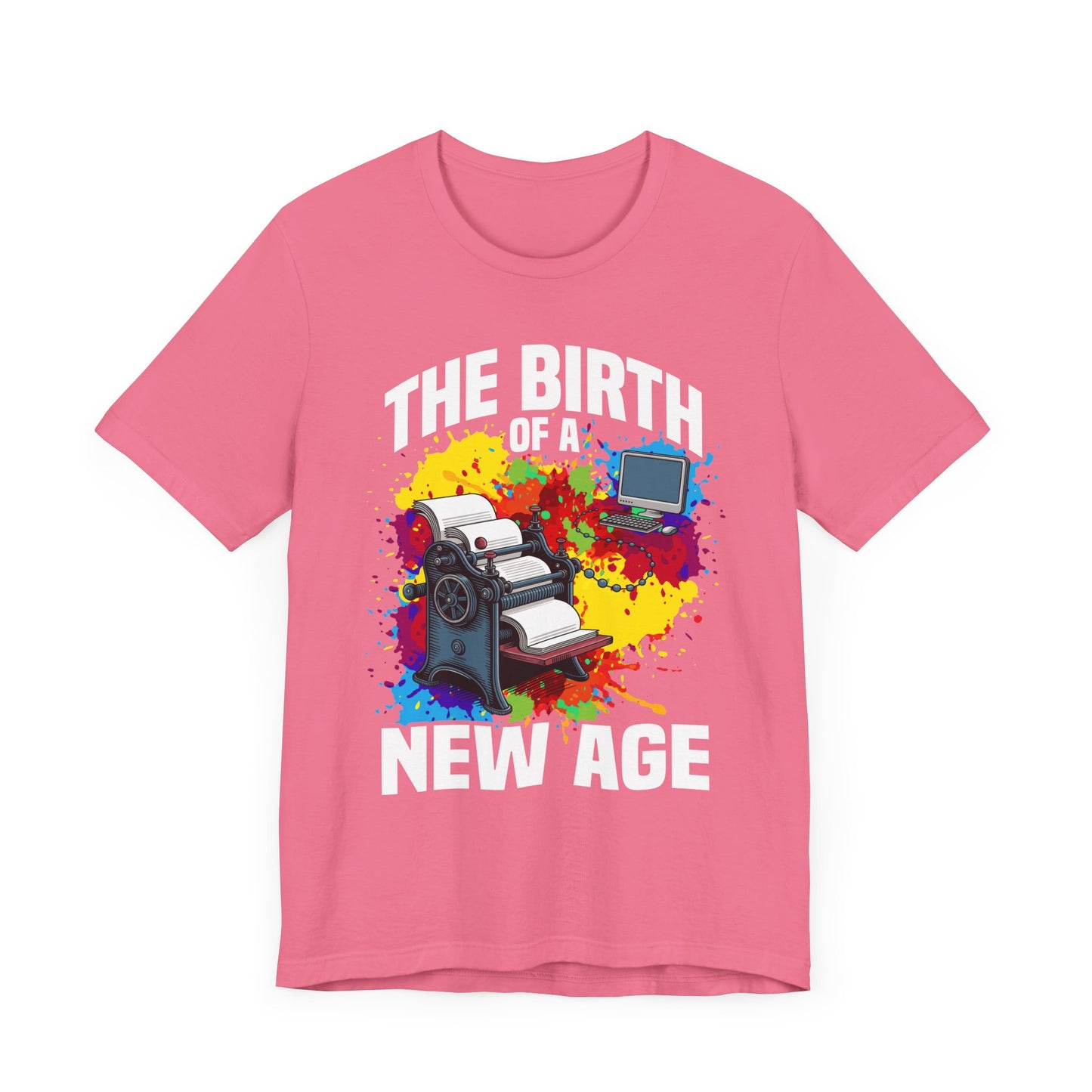 Printing Press Changed Everything Tee, History Milestone Shirt, Literature Revolution Tee, Invention Graphic Top, Educator Gift