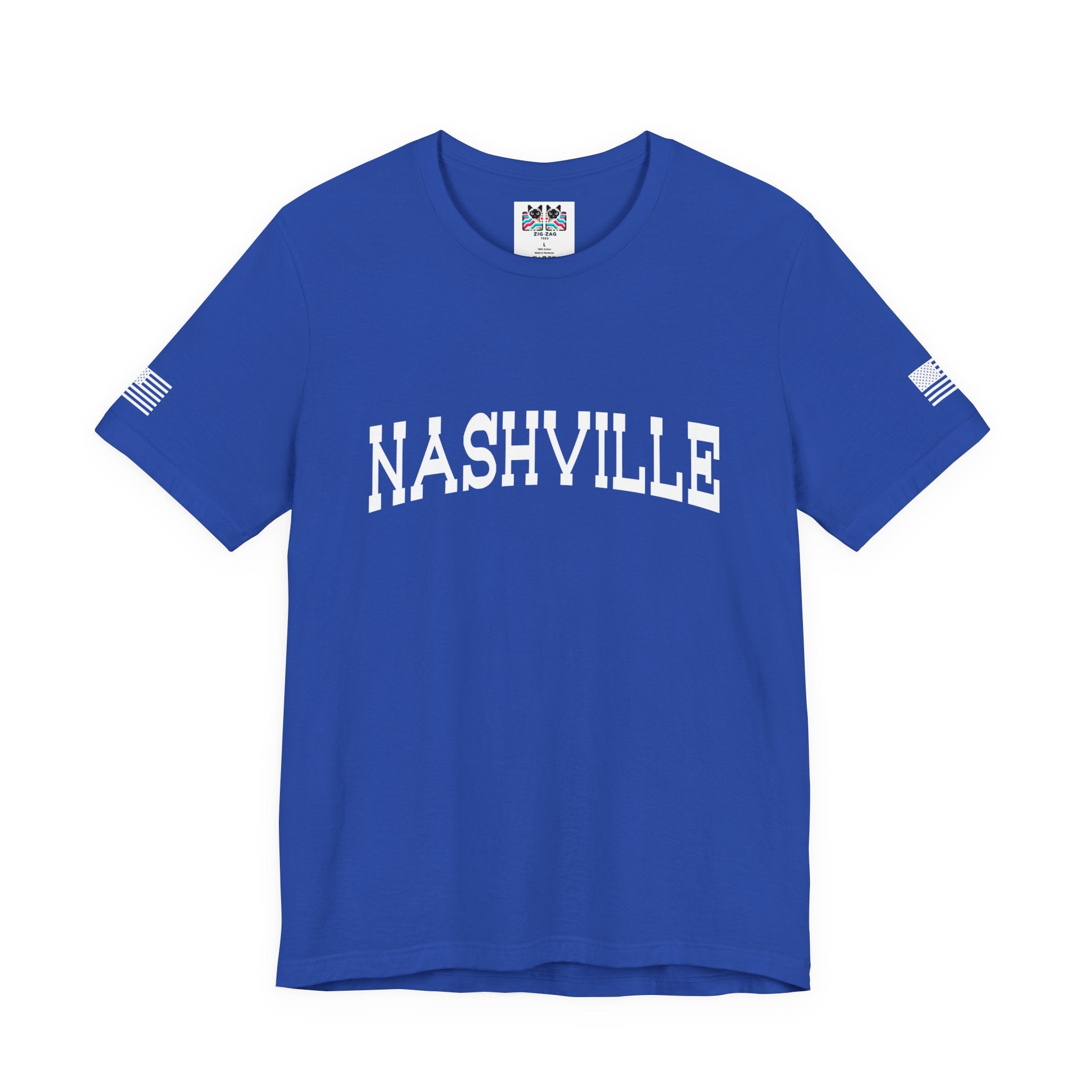 Nashville T-Shirt – Bold Arched Classic Typography Tee