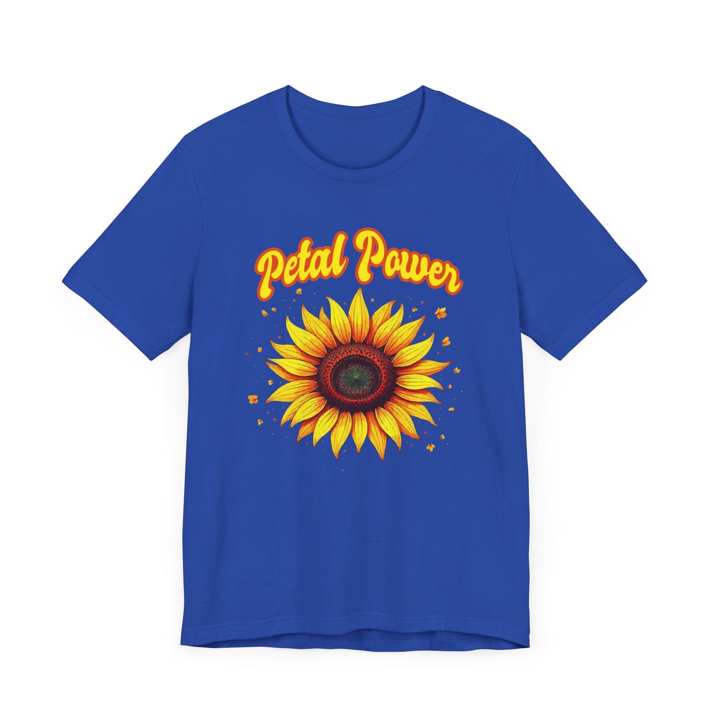 Petal Power Tee, Floral Mood Shirt, Garden Girl Top, Spring Energy Graphic, Nature Strength Gift Tee