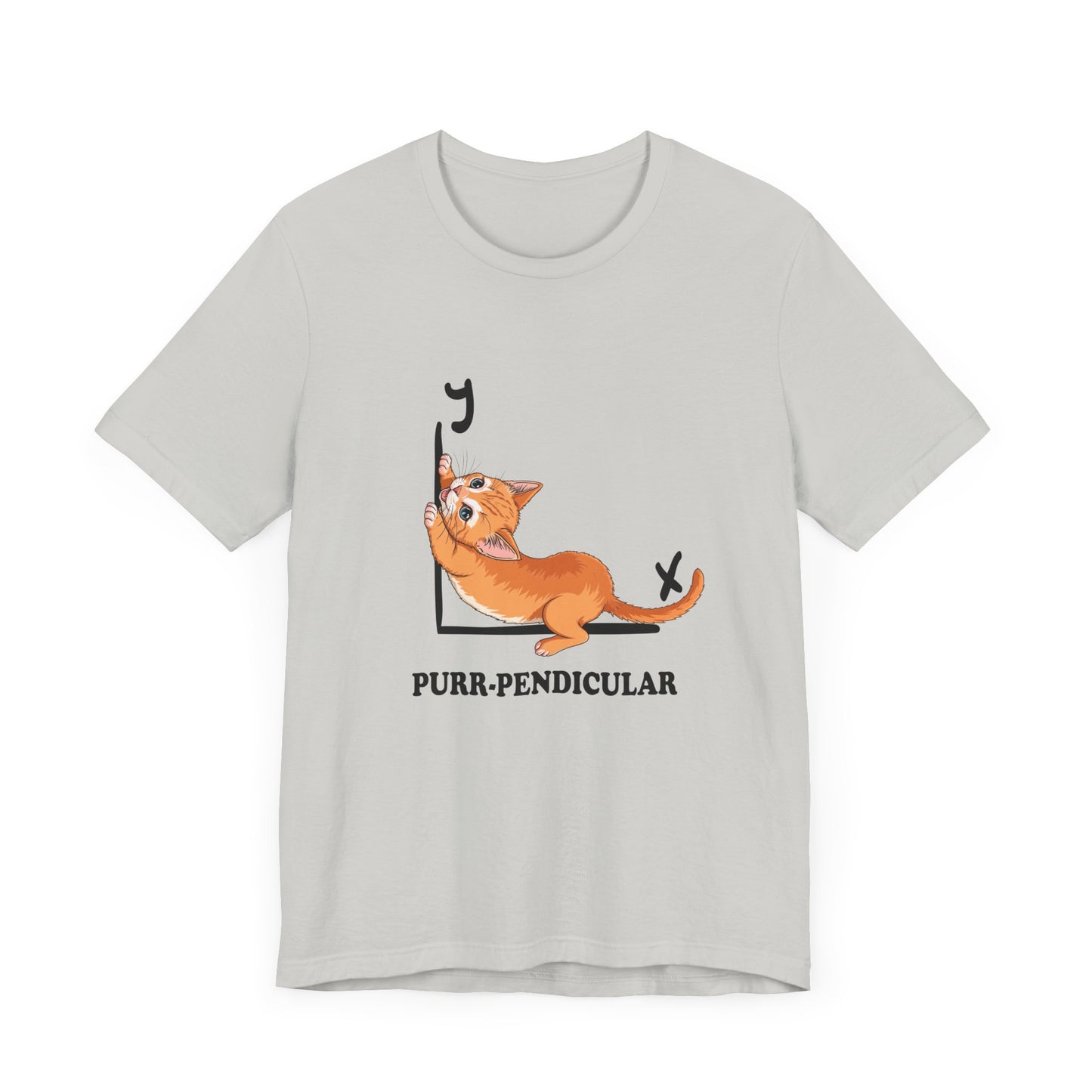 Math Cat Pun Shirt – Purr-pendicular Perpendicular Lines Graphic