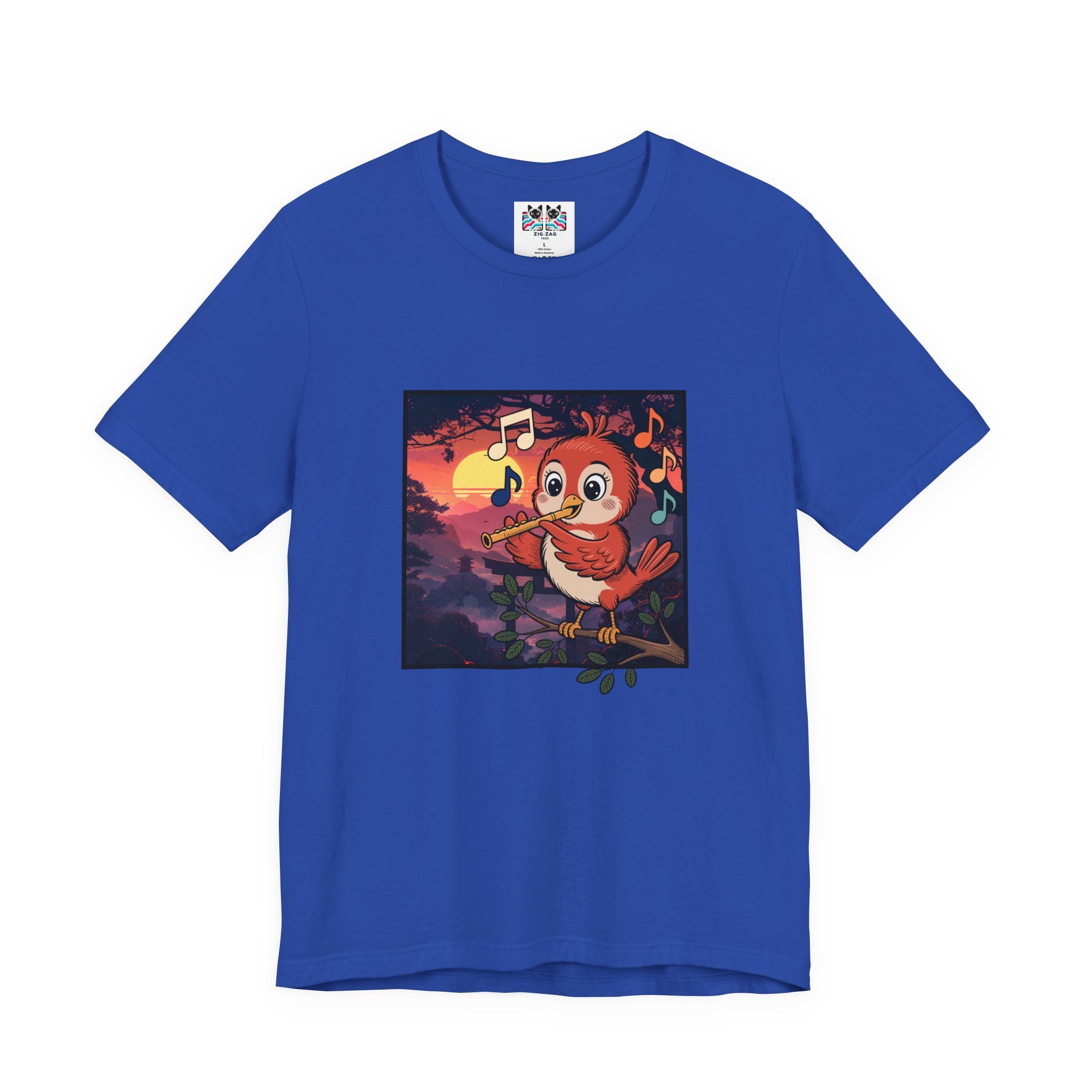 Bird Is Nature’s Flute Sunrise Music T-Shirt
