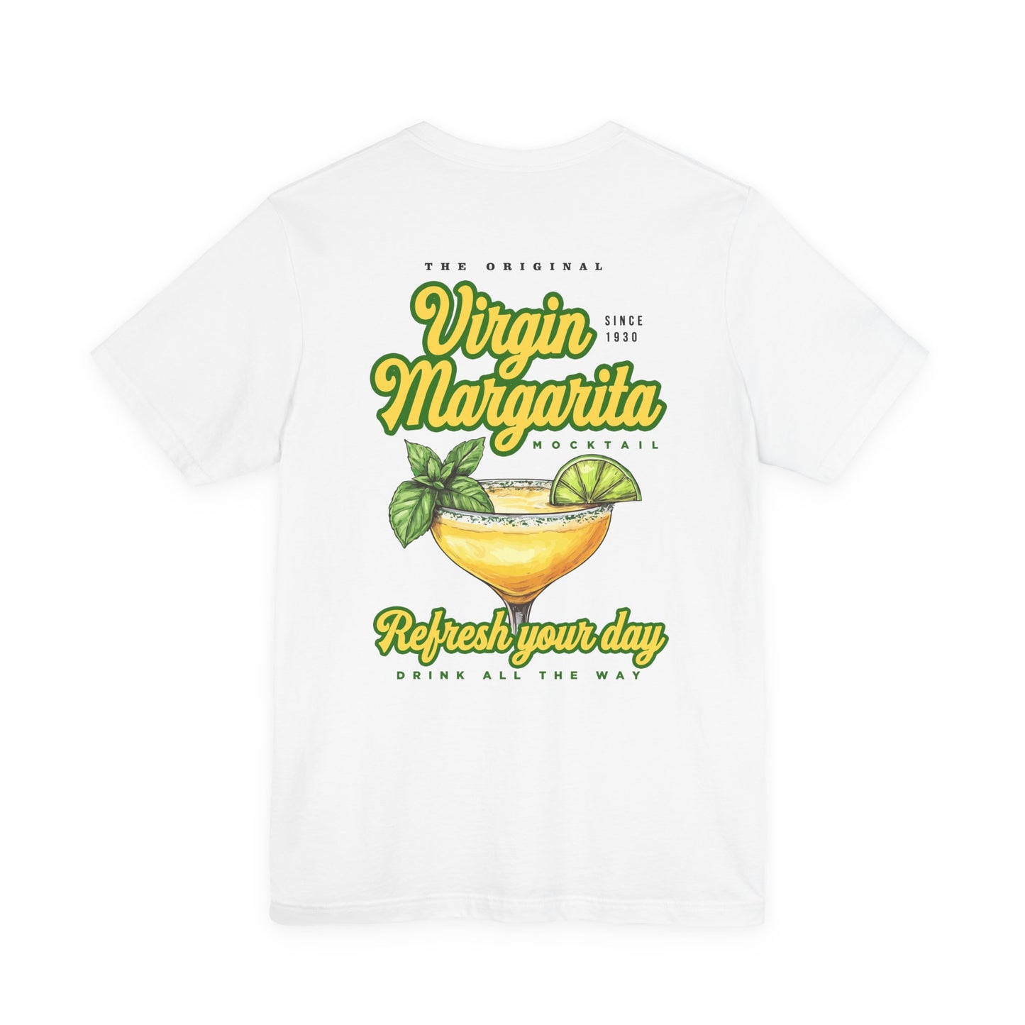 Virgin Margarita Mocktail T-Shirt – Featuring Classic Refreshing Drink Graphic