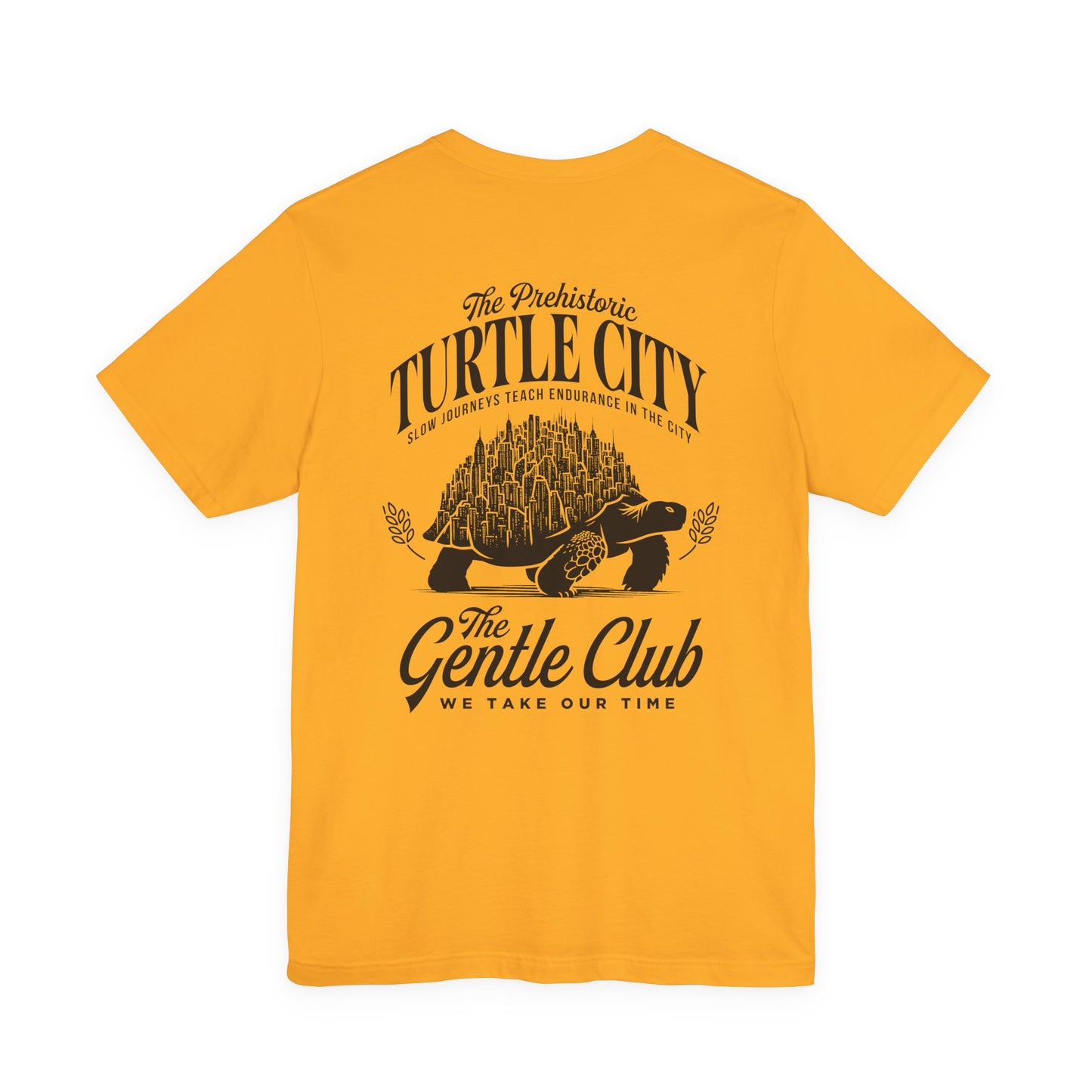 The Prehistoric Turtle City Tshirt – Slow Journeys Teach Endurance