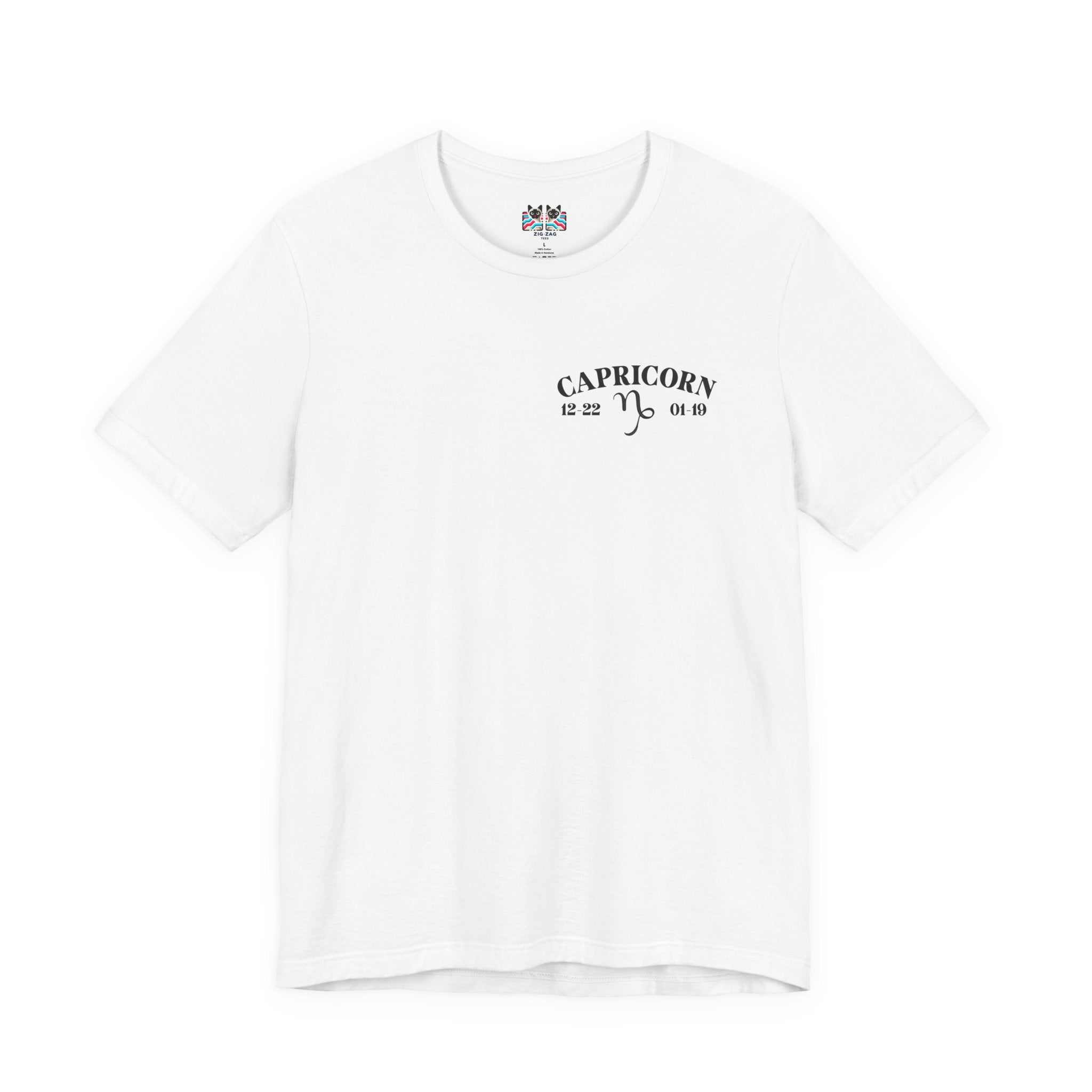 Capricorn Constellation & Floral Zodiac T-Shirt – December 22 to January 19