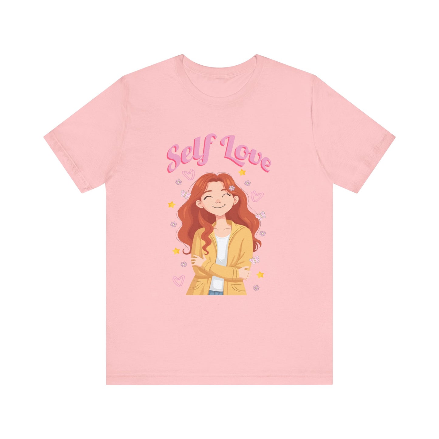 Self Love Official Graphic Statement Tee for Mindful Souls, Inner Peace Seekers, and Confidence Builders Who Radiate Self Respect