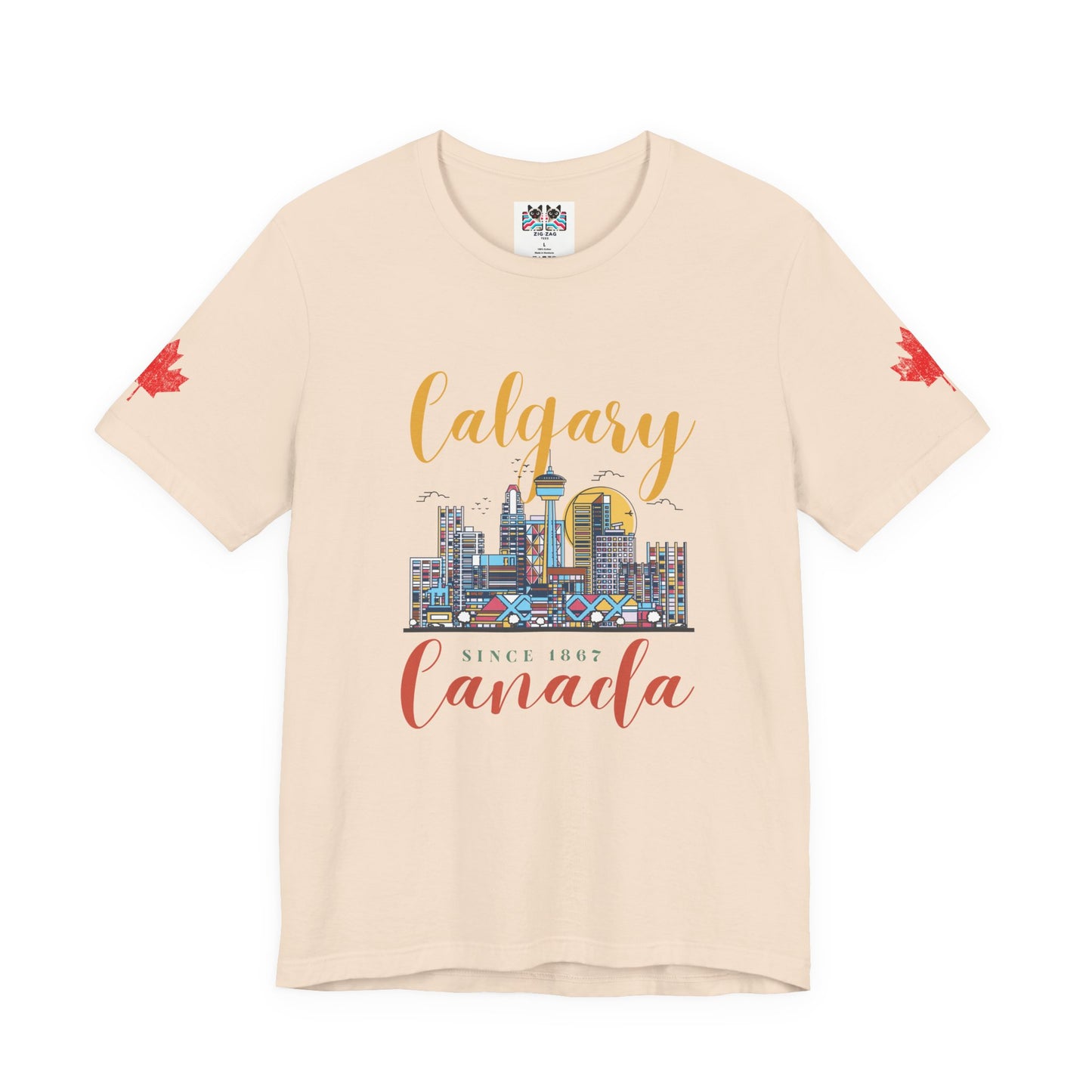 Calgary Canada Skyline Since 1867 T-Shirt