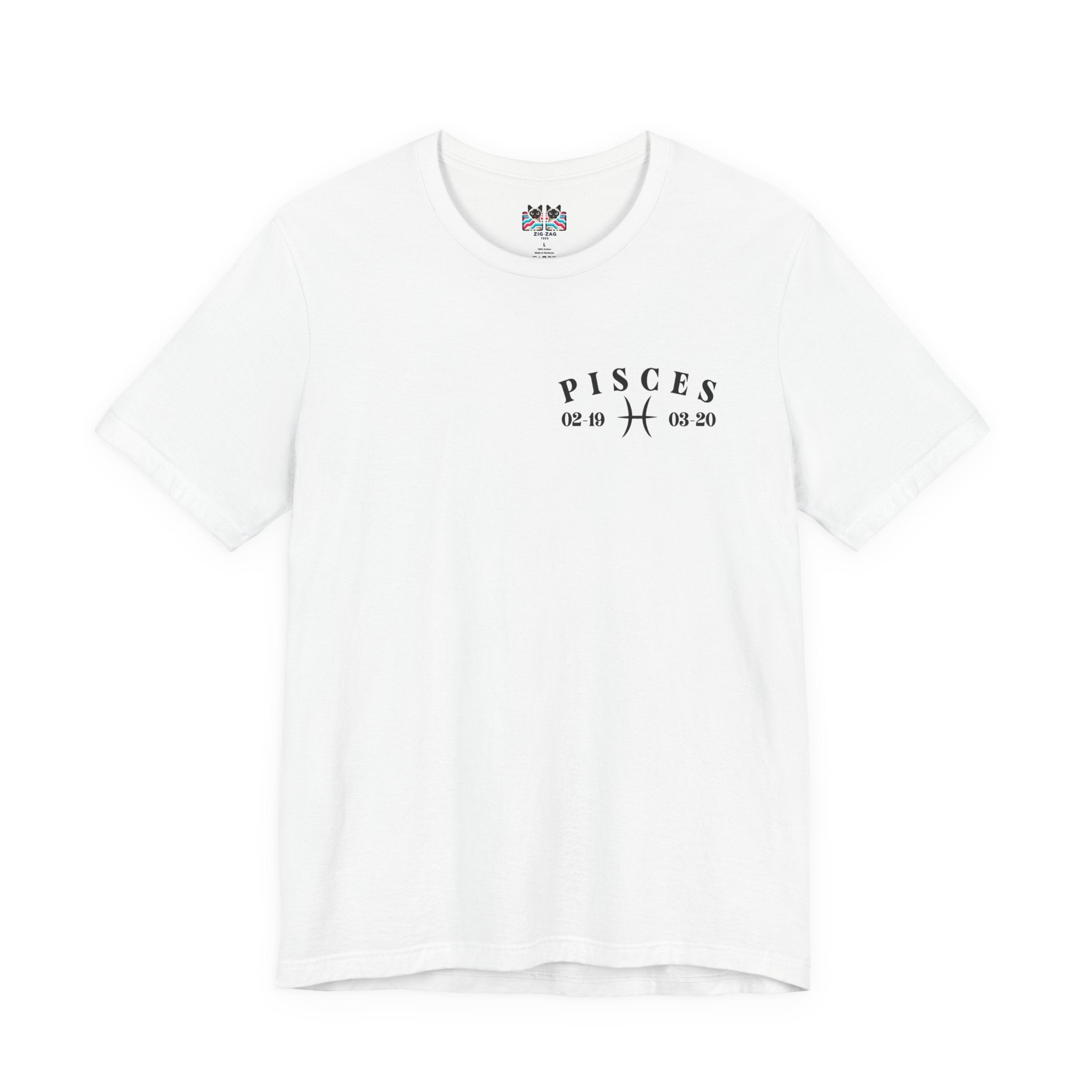 Pisces Constellation & Floral Zodiac T-Shirt – February 19 to March 20