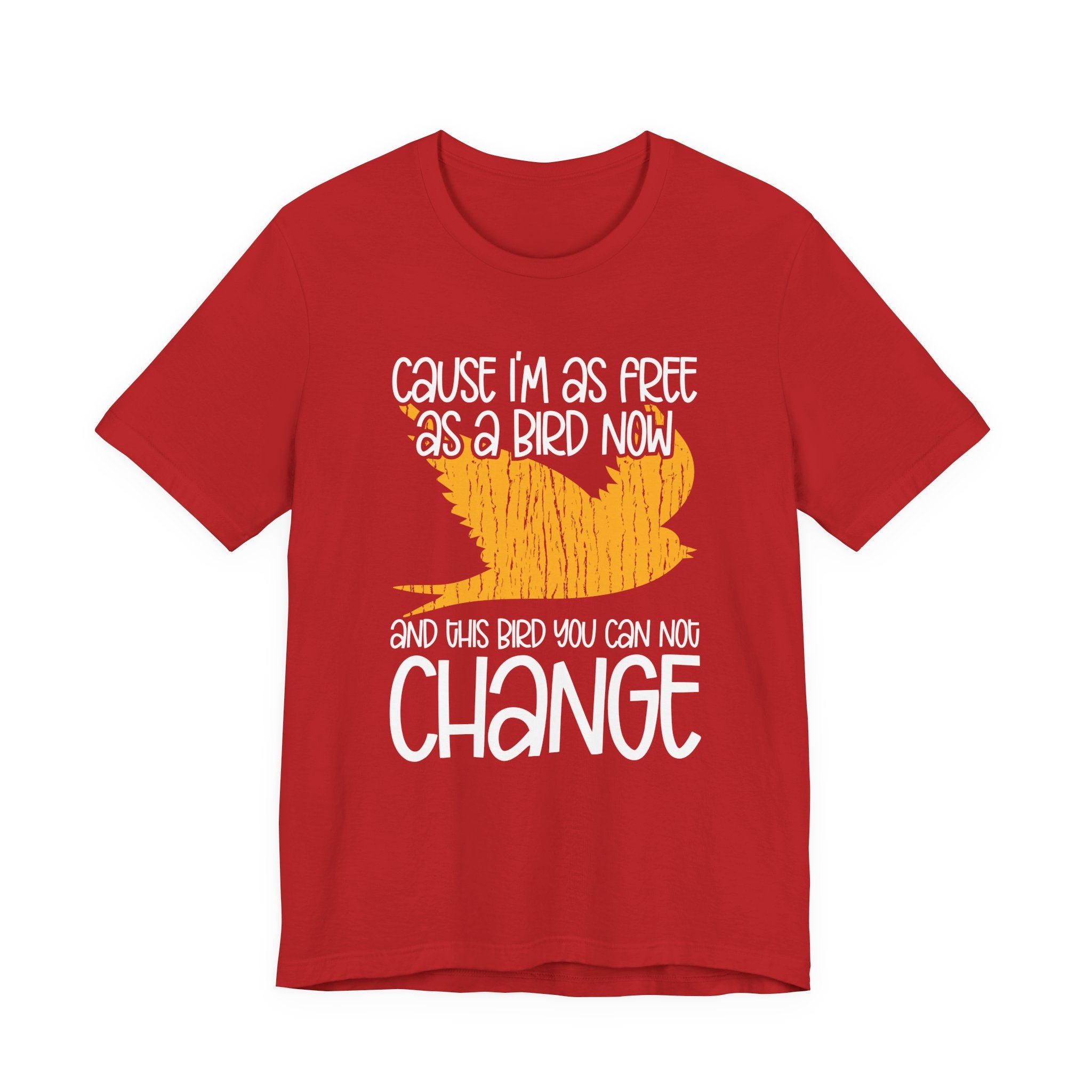 Free as a Bird T-Shirt – Abstract Flying Bird Graphic Freedom Tee