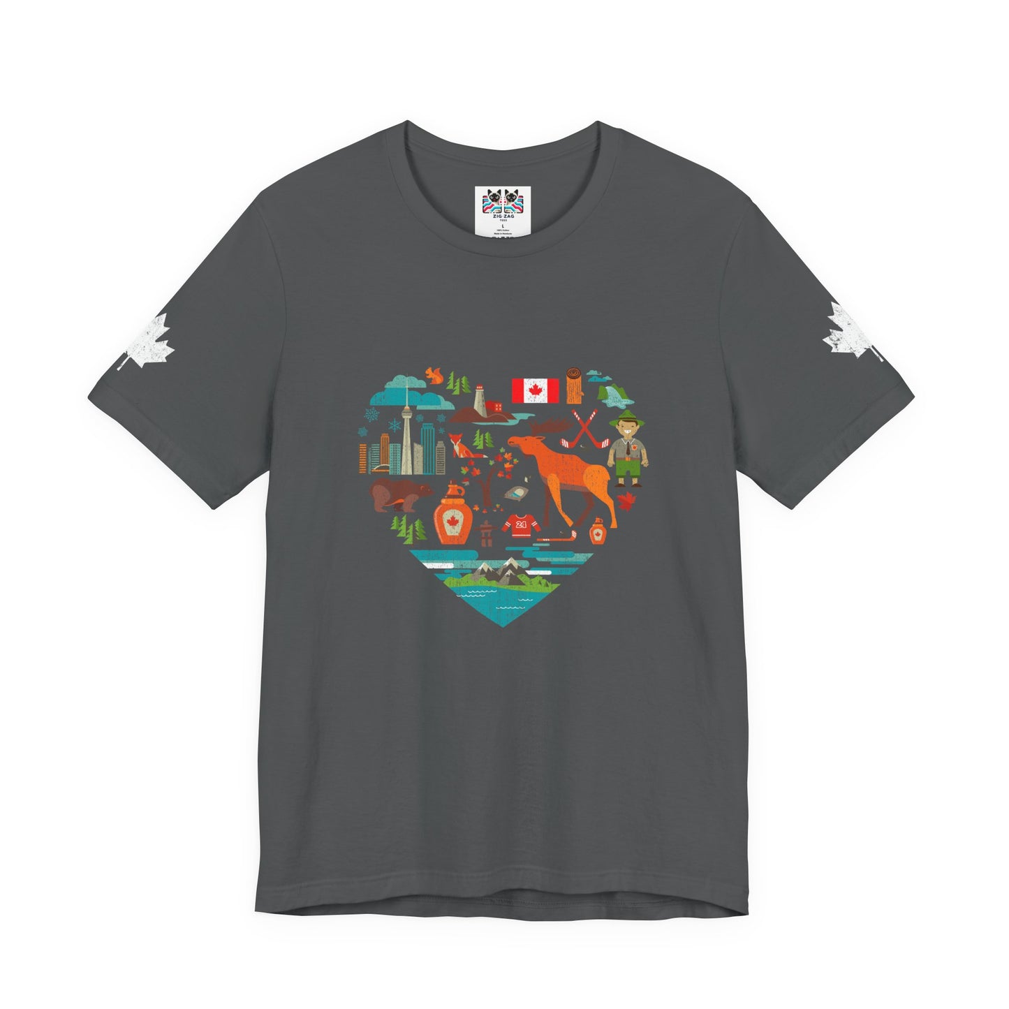 Canada Heart Icons Heritage T-Shirt