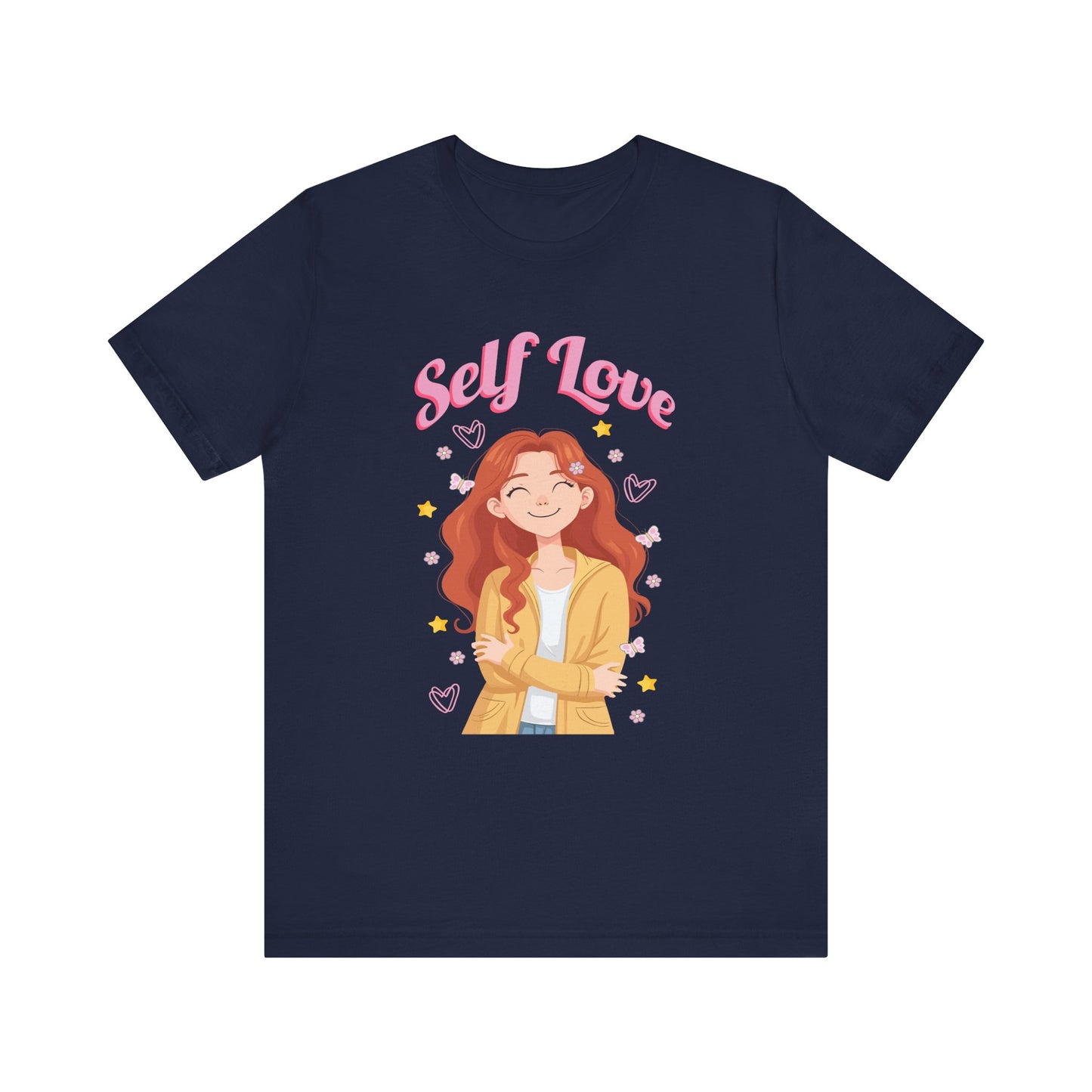 Self Love Official Graphic Statement Tee for Mindful Souls, Inner Peace Seekers, and Confidence Builders Who Radiate Self Respect