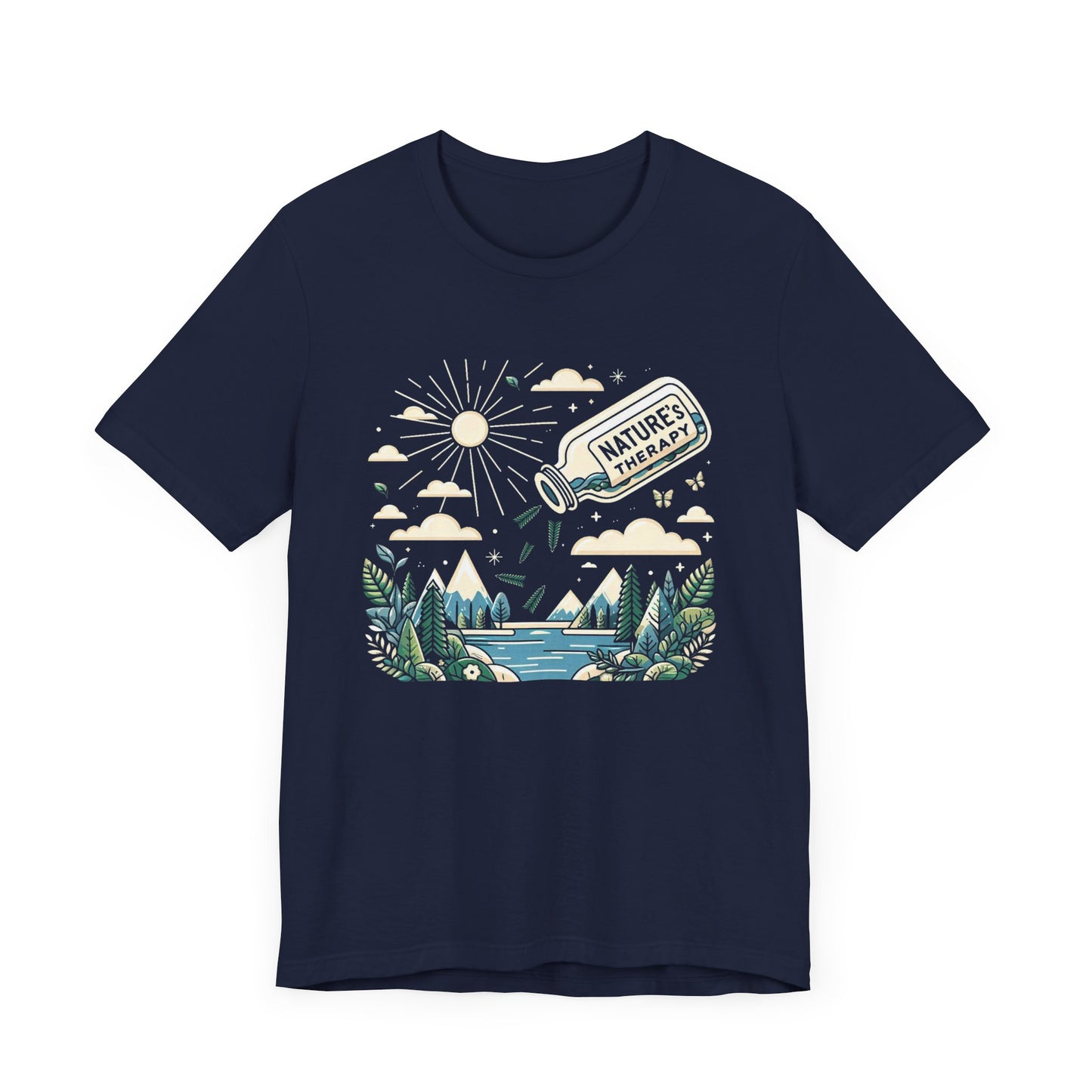 Nature’s Therapy | Pouring into Lake Graphic T-Shirt