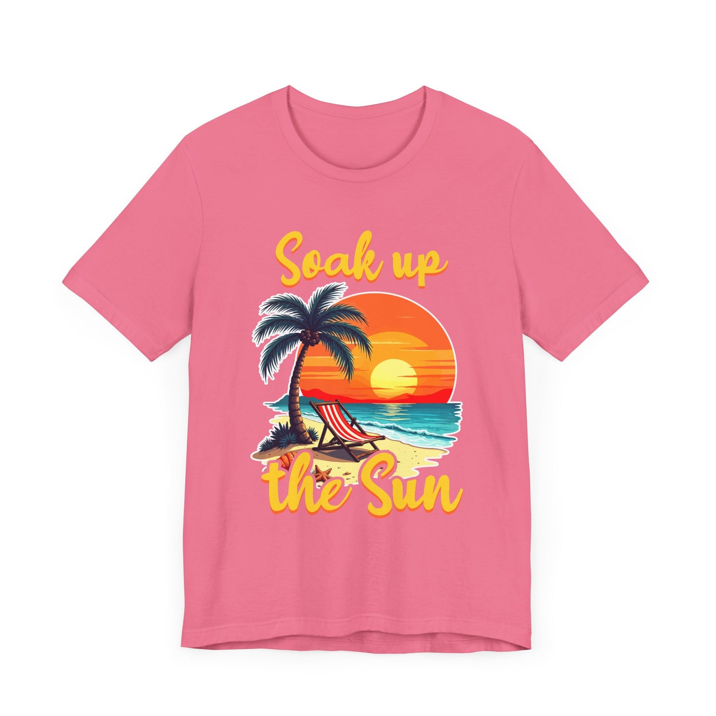 Soak Up The Sun Shirt, Coastal Chill Tee, Summer Sunshine T Shirt, Relaxed Beach Apparel, Sunlight Escape Graphic Top