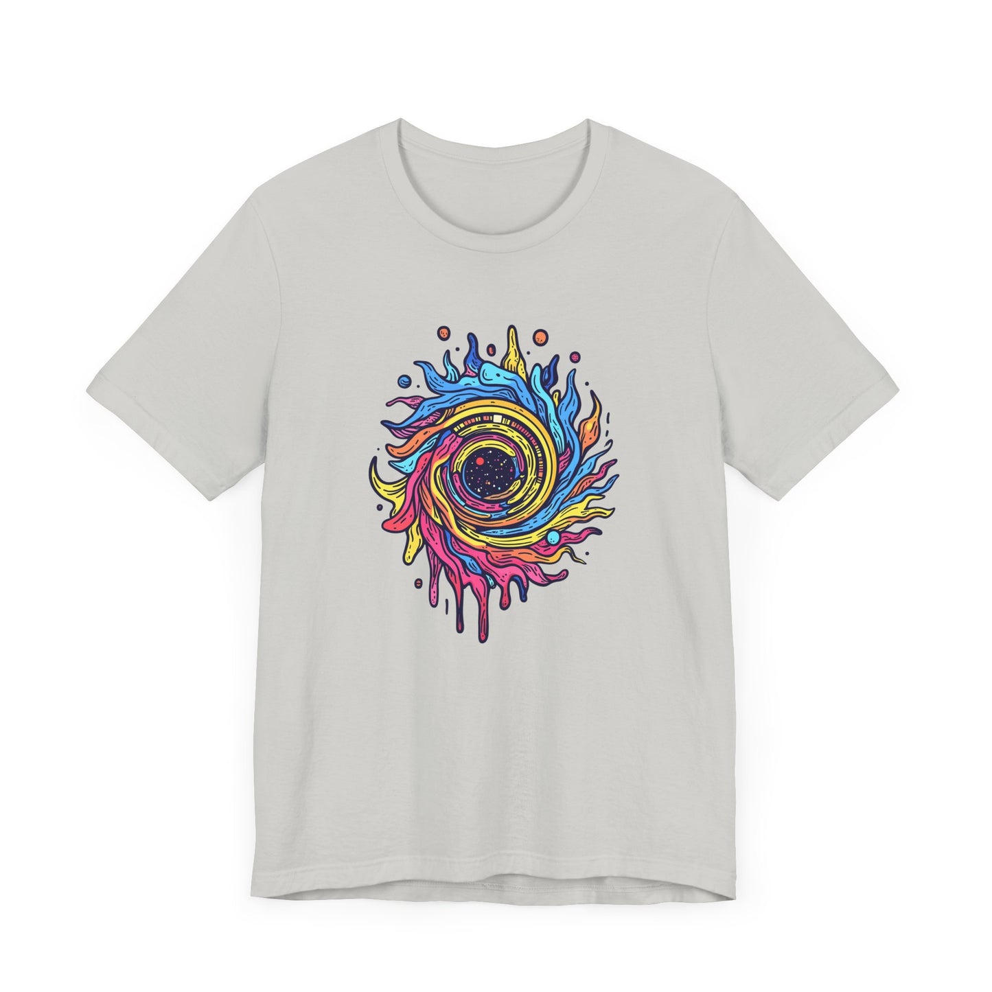Colorful Sonic Spiral – Vibrant Psychedelic Spiral Graphic T-Shirt