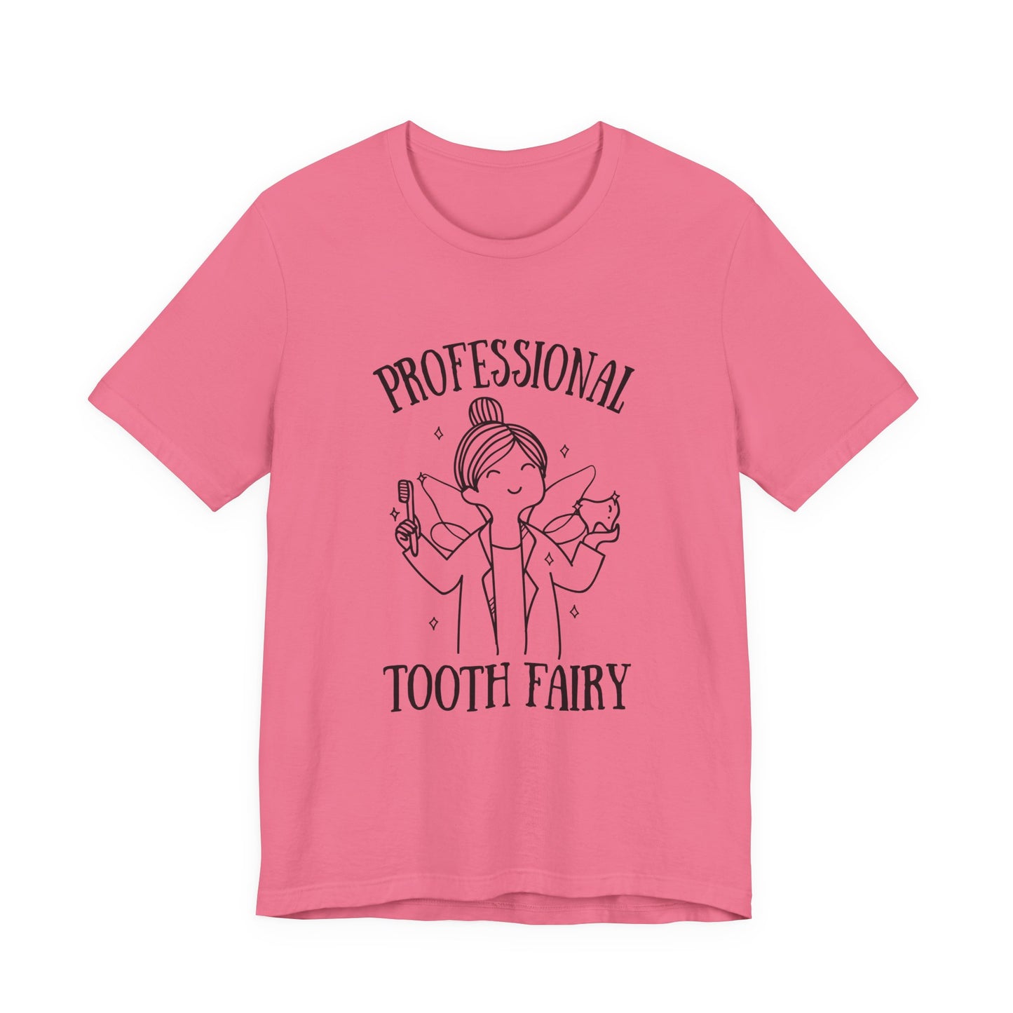 Professional Tooth Fairy T Shirt Female Dental Doctor Fairy Design