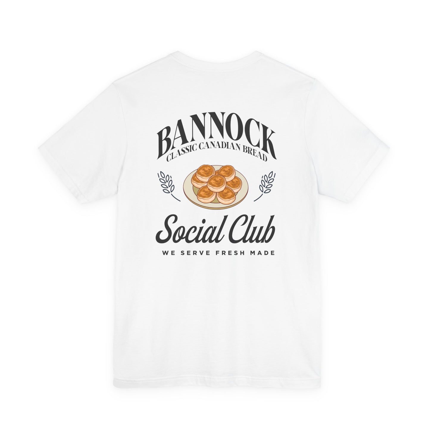 Bannock Classic Canadian Bread T-Shirt – Featuring Traditional Bread Graphic