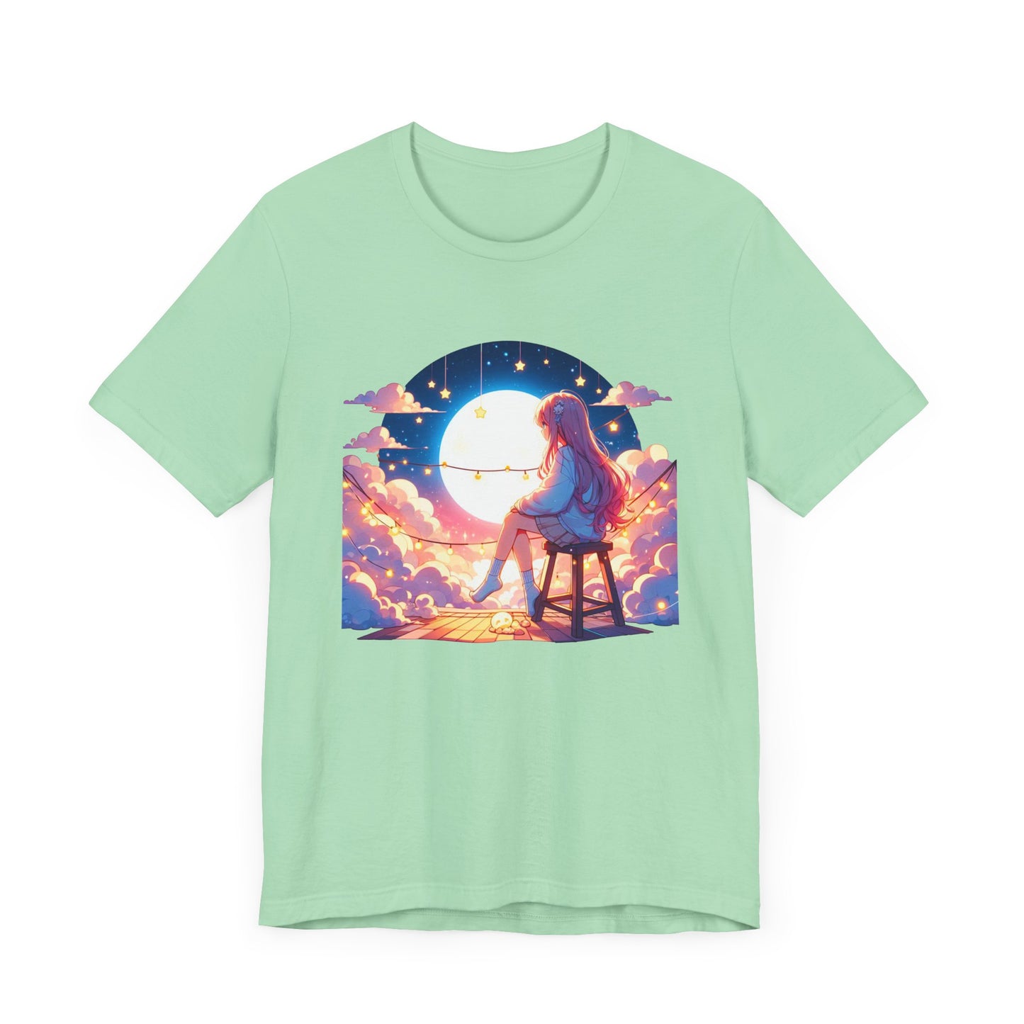 Rooftop Dreams - Starry Night Escape T-Shirt