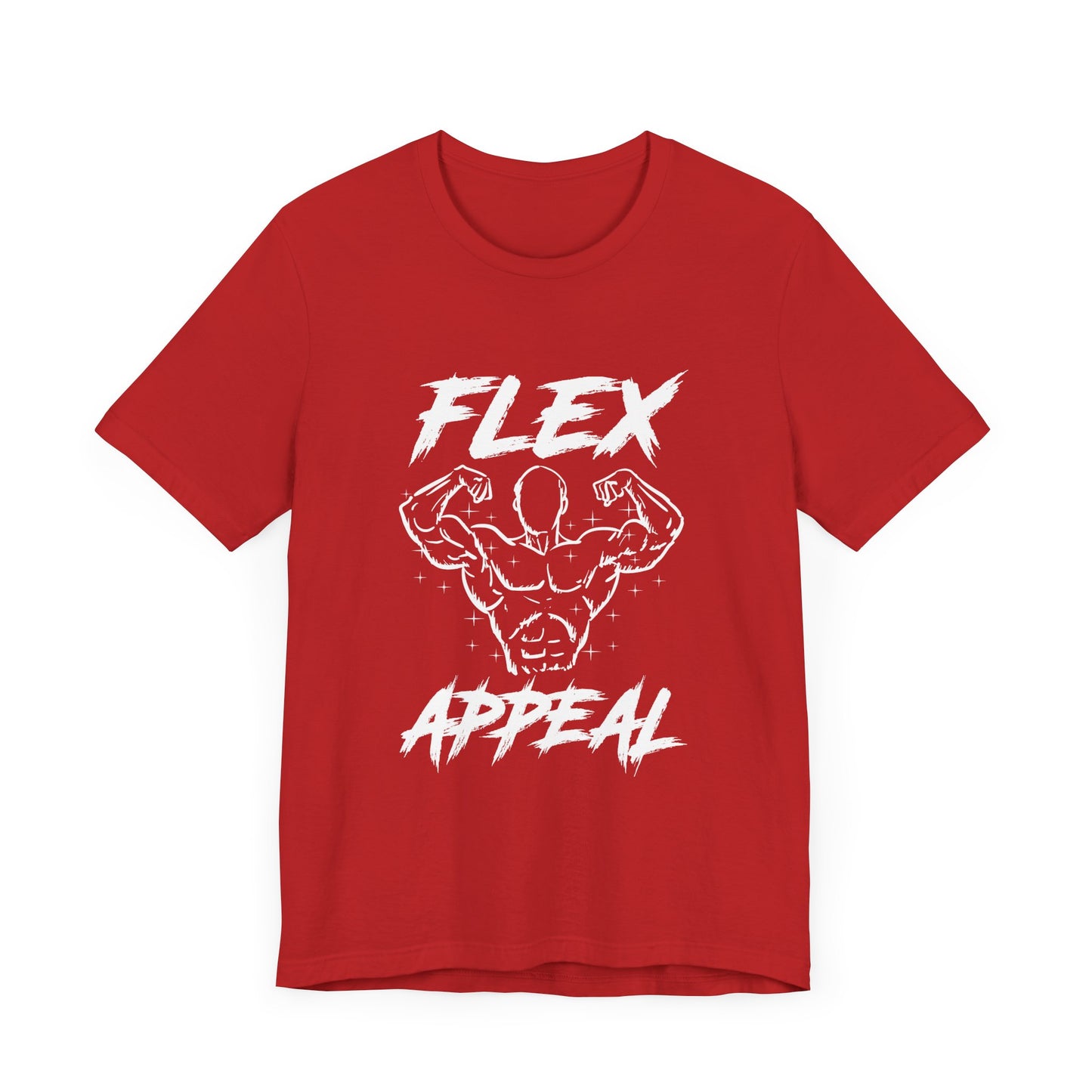 Flex Appeal Shirt, Bodybuilding Strength Tee, Muscle Gym Graphic T Shirt, Fitness Training Apparel, Lifting Workout Top