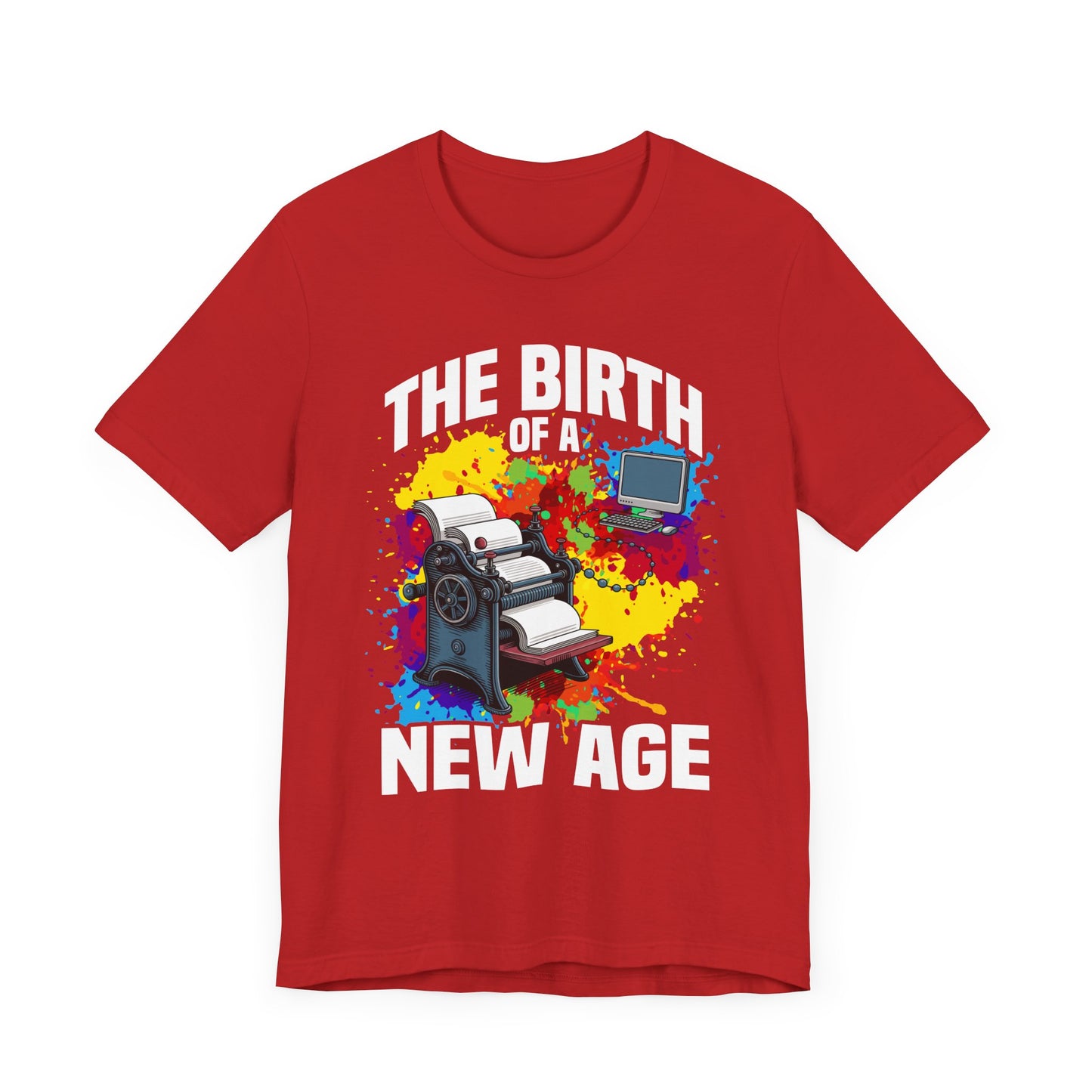 Printing Press Changed Everything Tee, History Milestone Shirt, Literature Revolution Tee, Invention Graphic Top, Educator Gift