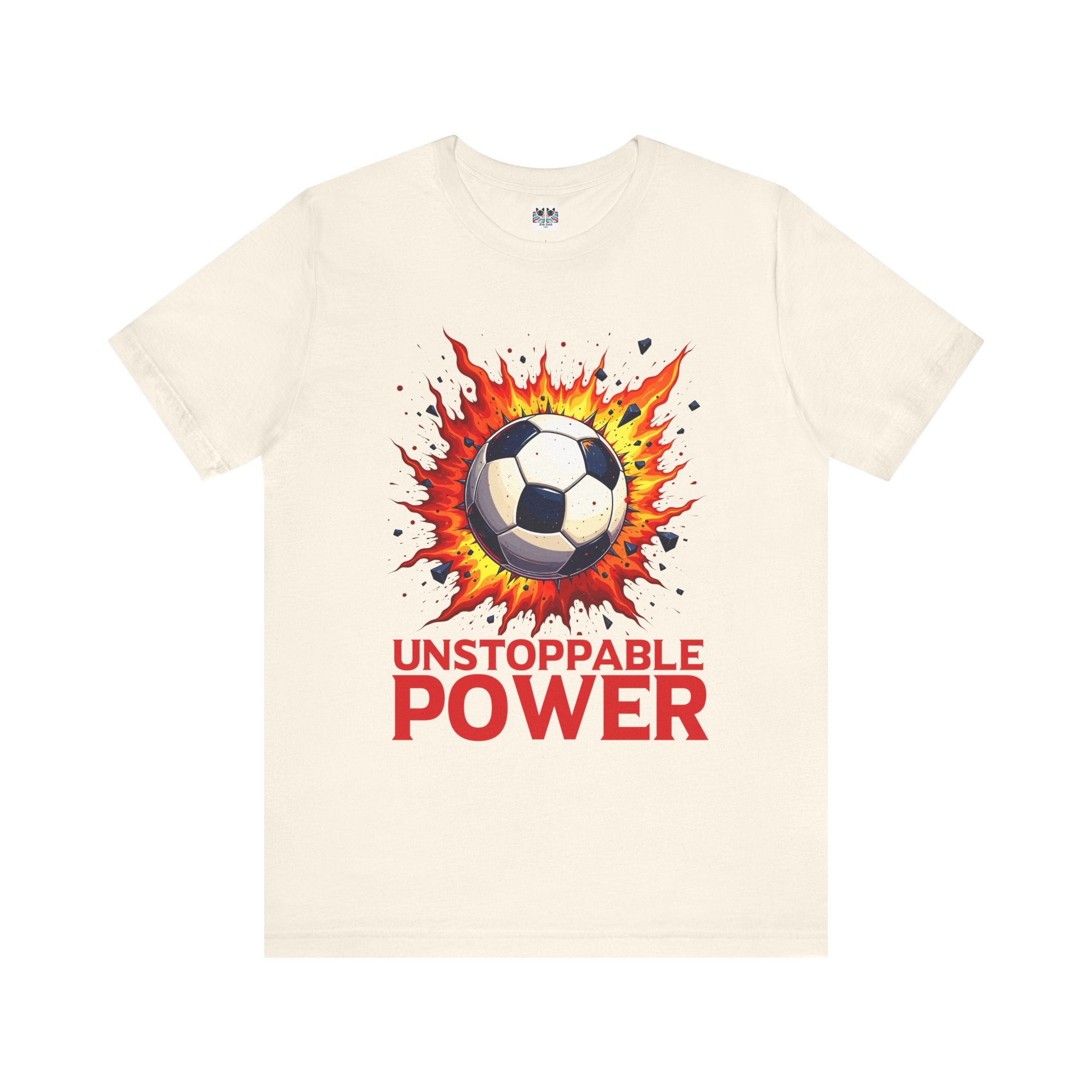 Goal Explosion Soccer Power Shot Flame Ball Scoring Moment T-Shirt