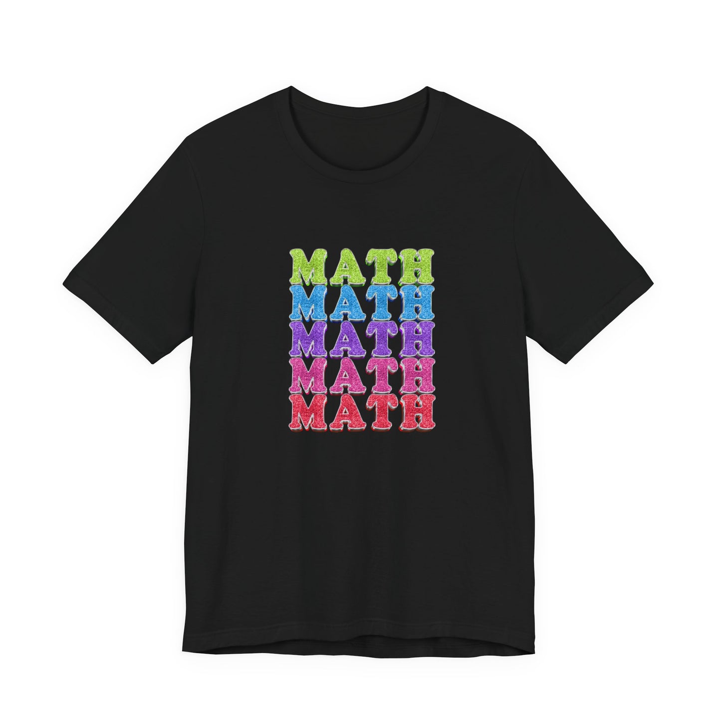 Math Repeated Tshirt – Bold Typography Design for Math Enthusiasts