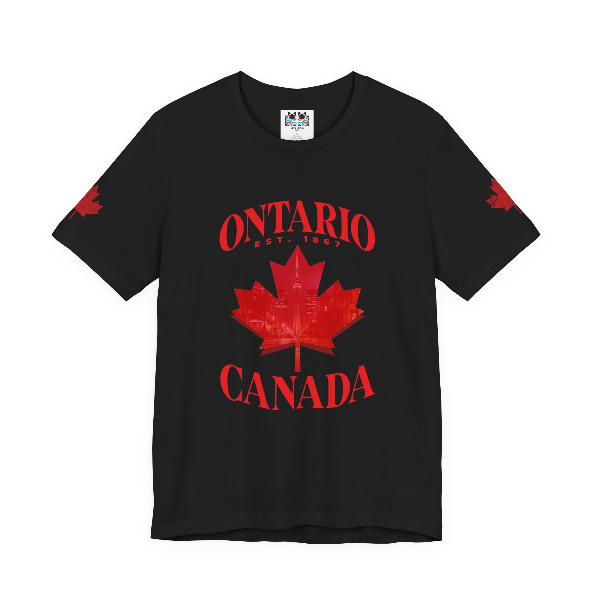 Ontario Skyline Maple Leaf T-Shirt