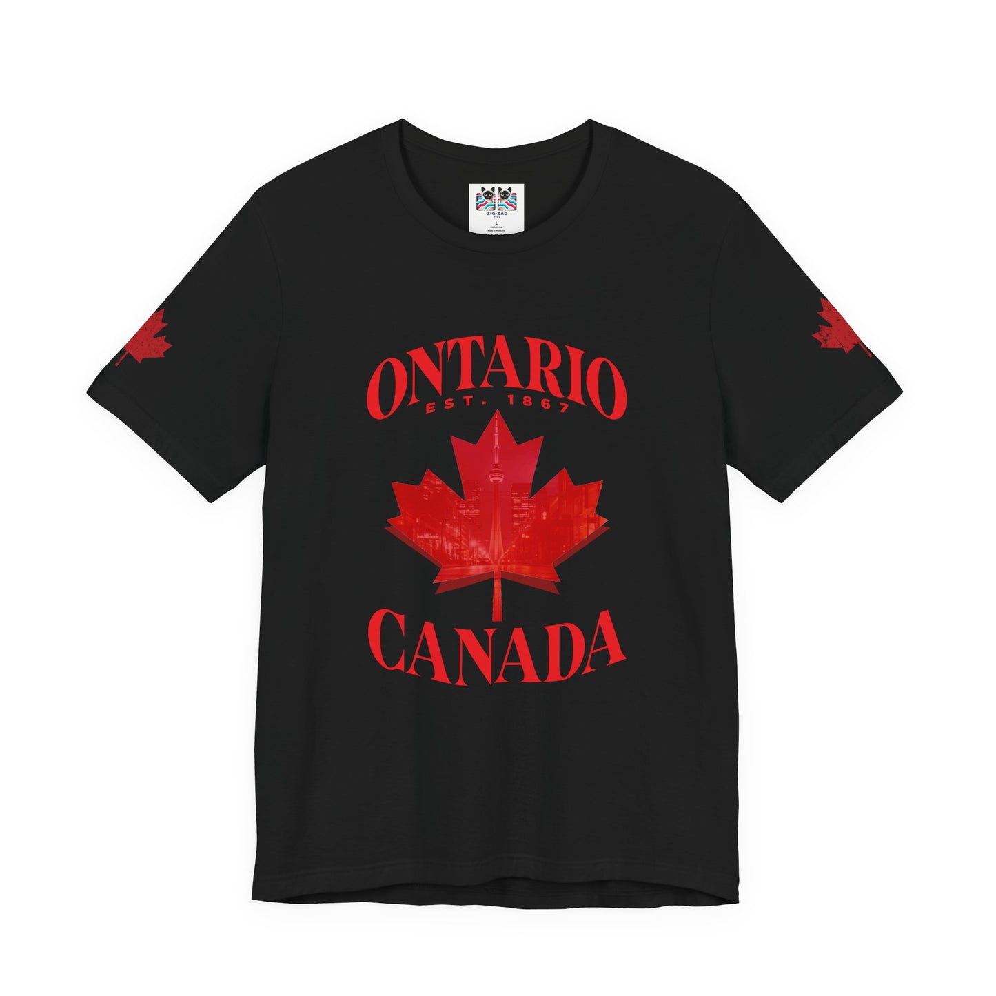 Ontario Skyline Maple Leaf T-Shirt