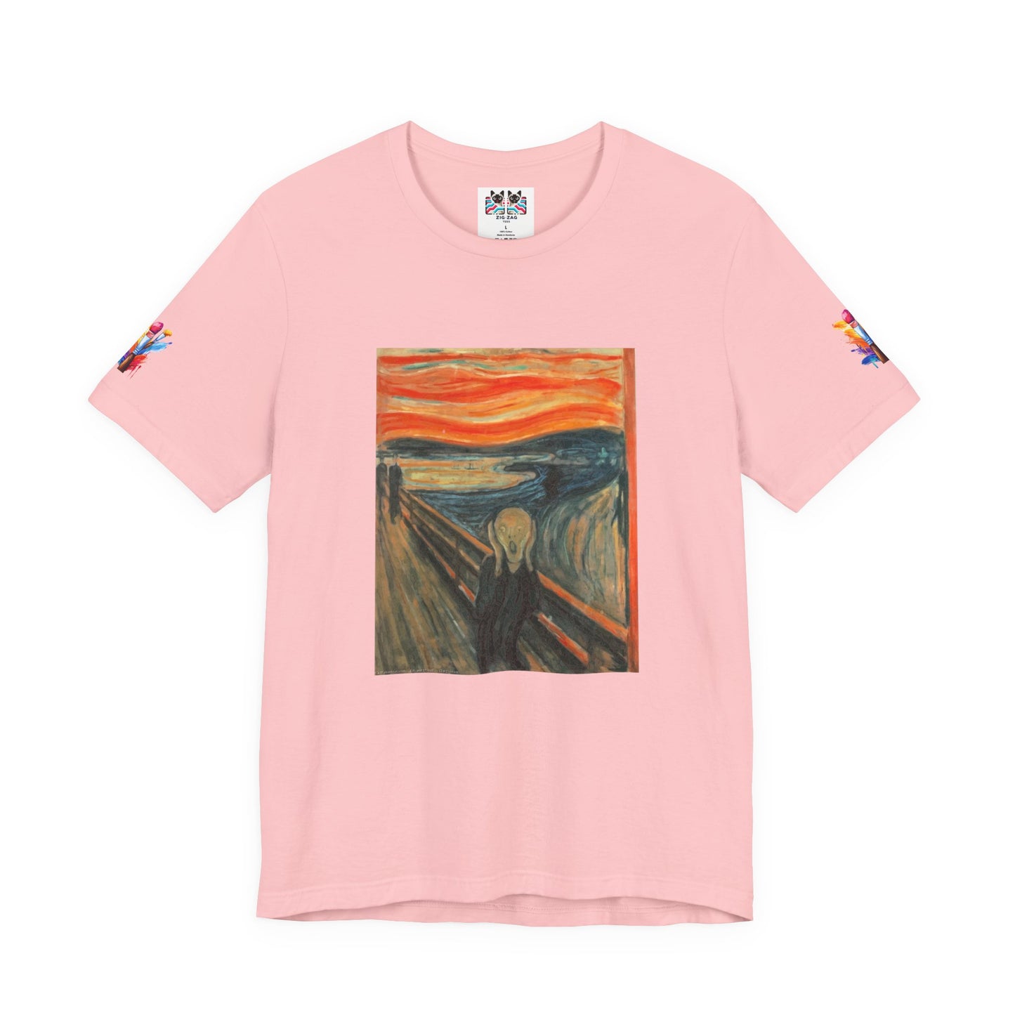 The Scream Art T-Shirt – Edvard Munch Expressionist Masterpiece Graphic Tee