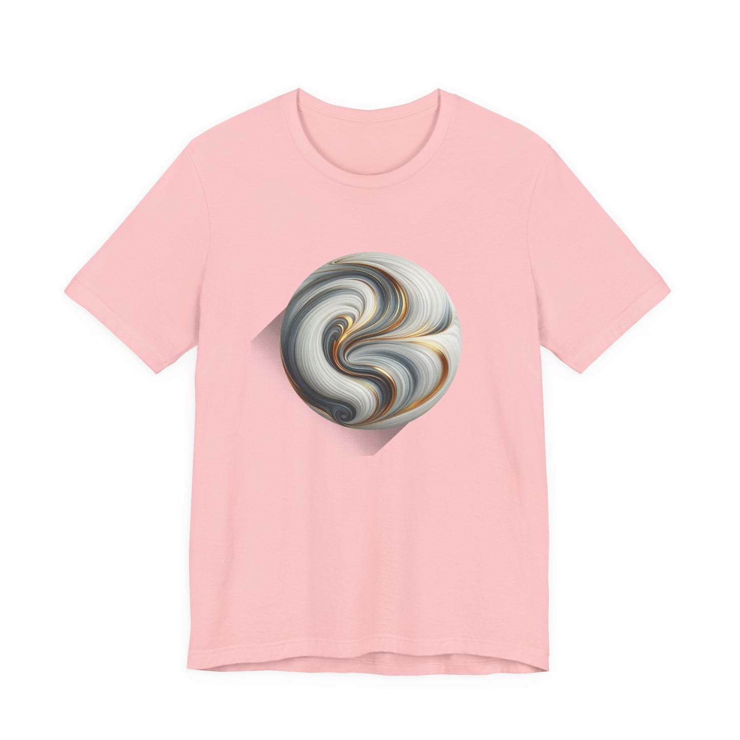 Liquid Marble – Flowing Marble Effect Abstract Graphic T-Shirt