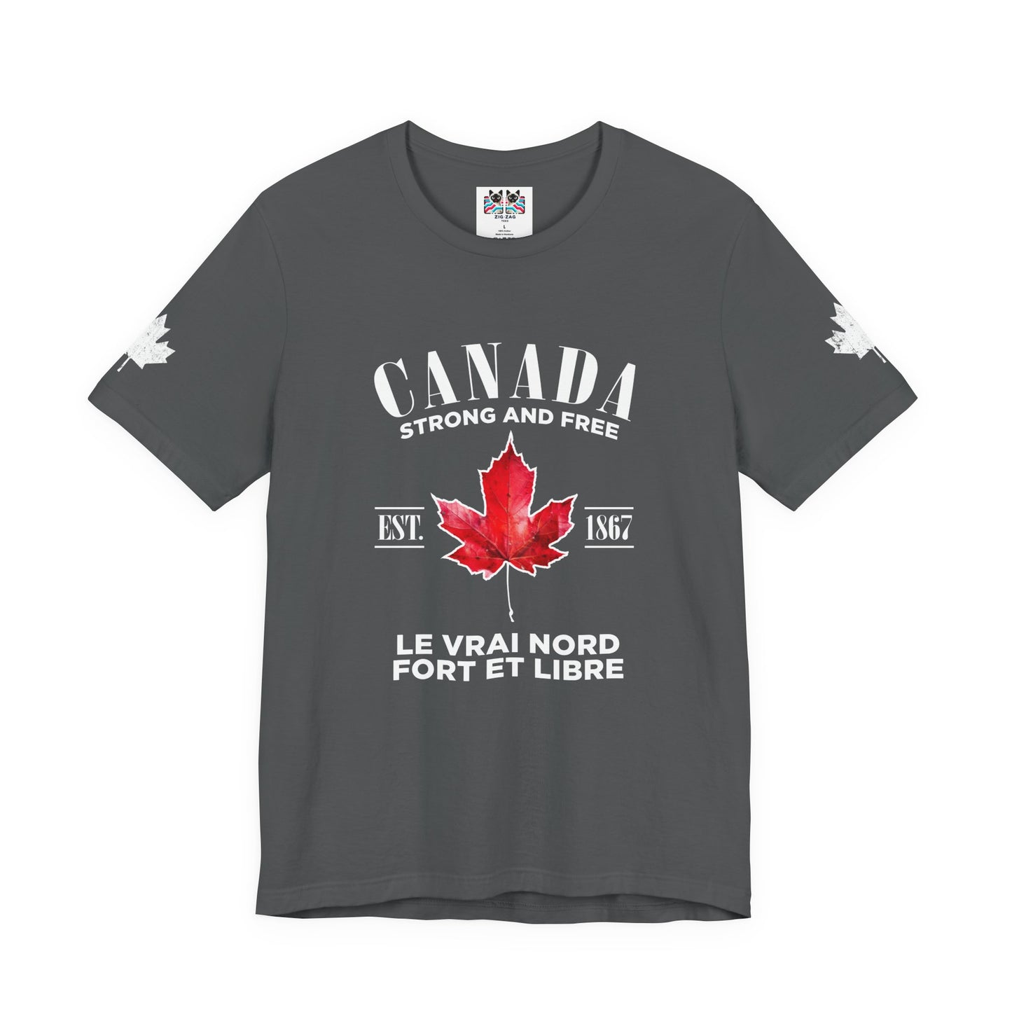 Canada Strong and Free True Maple Heritage T-Shirt