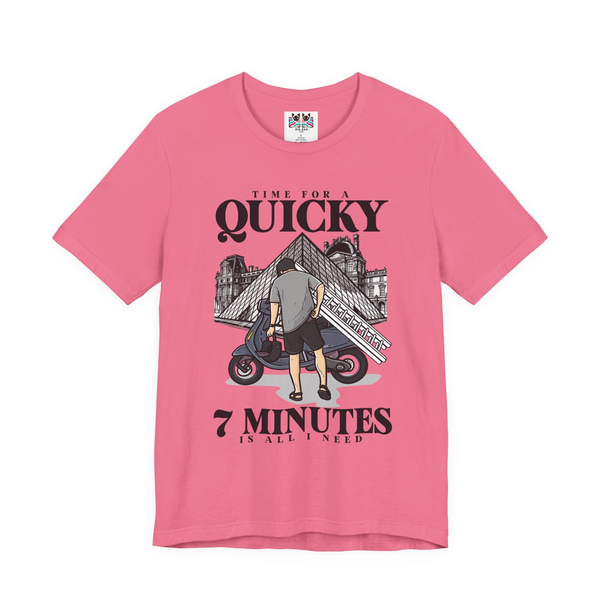 Time for a Quicky – 7 Minutes Louvre Heist T-Shirt