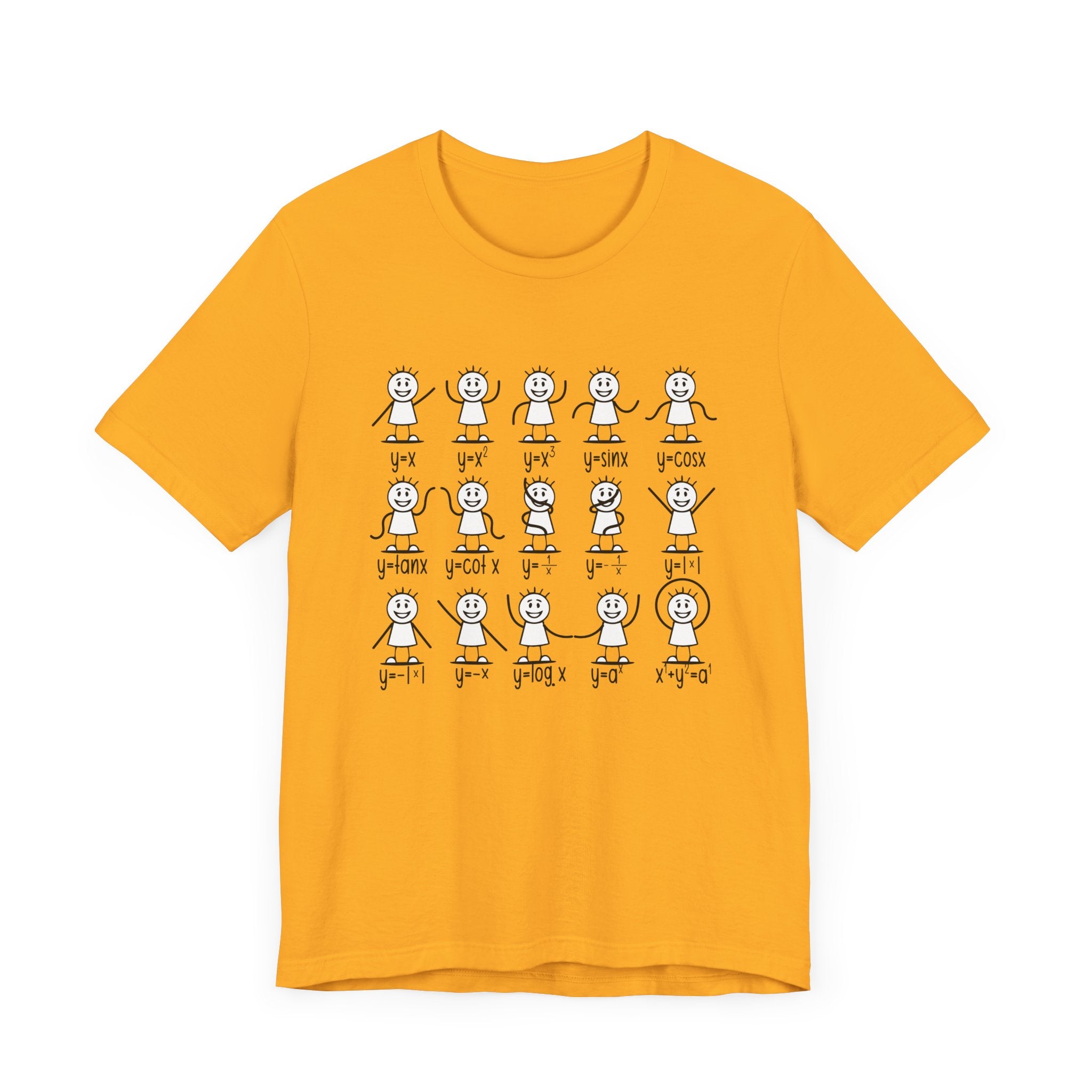 Trigonometry in Action Shirt – Stick Figure Math Humor