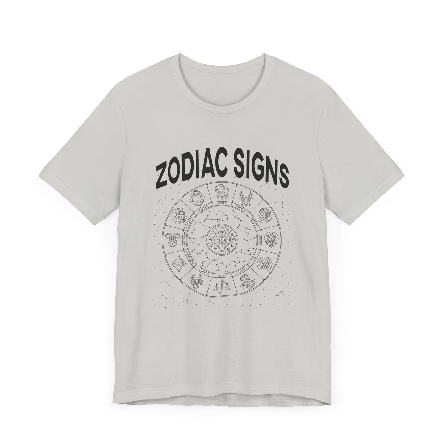 The Zodiac and the Stars Tee, Astrology Graphic Shirt, Celestial Alignment Top, Horoscope Energy Tee, Cosmic Belief Gift