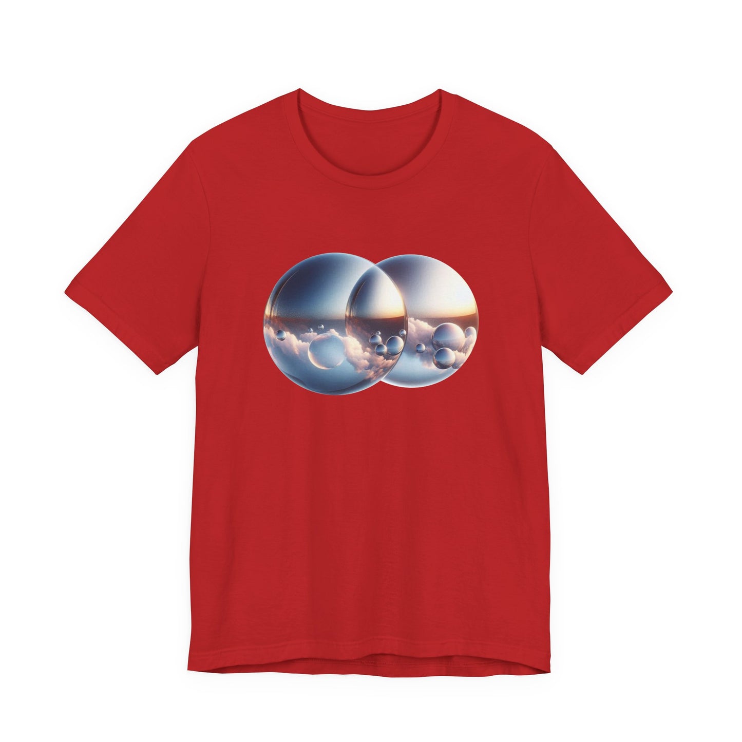 Parallel Universe Portal – Illusional Bubble Window Graphic T-Shirt