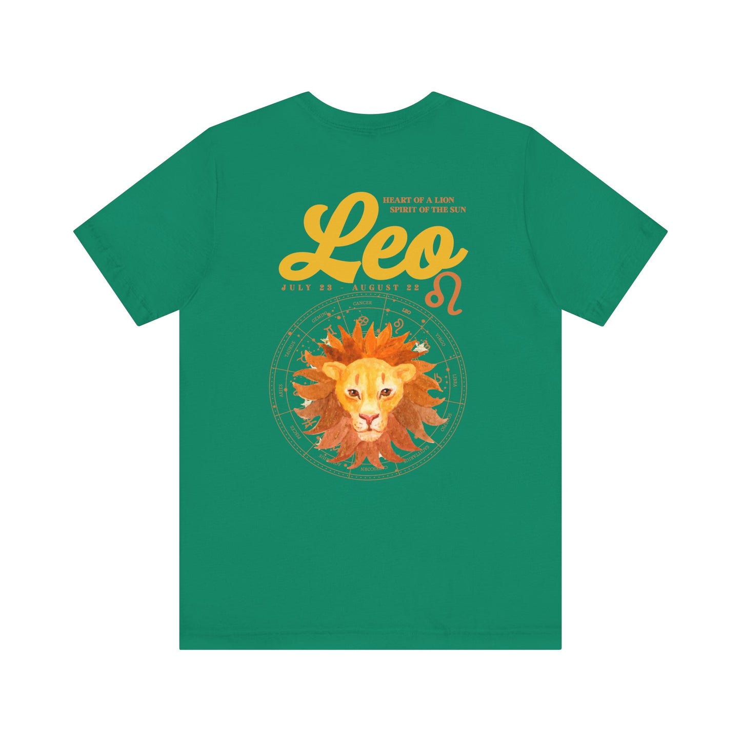 Leo Constellation & Floral Zodiac T-Shirt – July 23 to August 22
