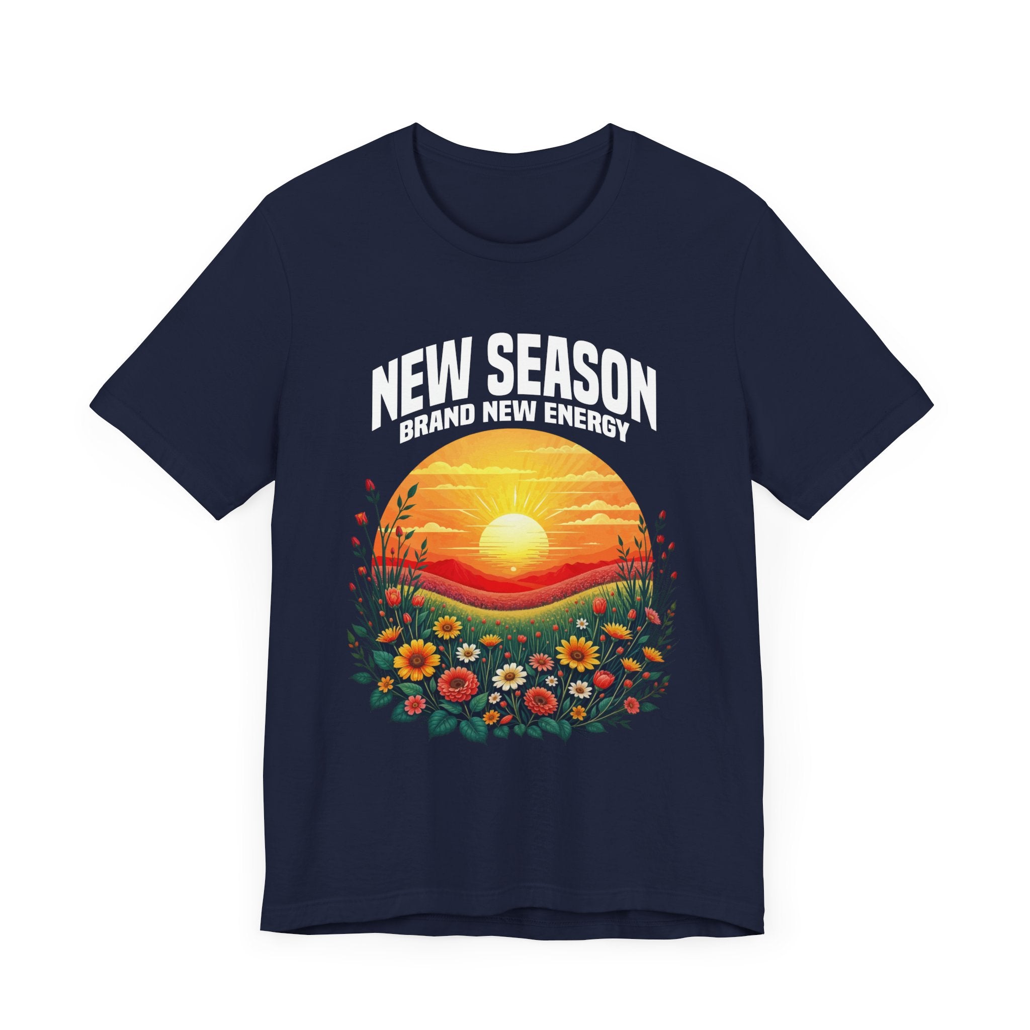 New Season New Energy Tee, Fresh Start Shirt, Spring Reset Top, Personal Growth Tee, Motivational Mood Tee